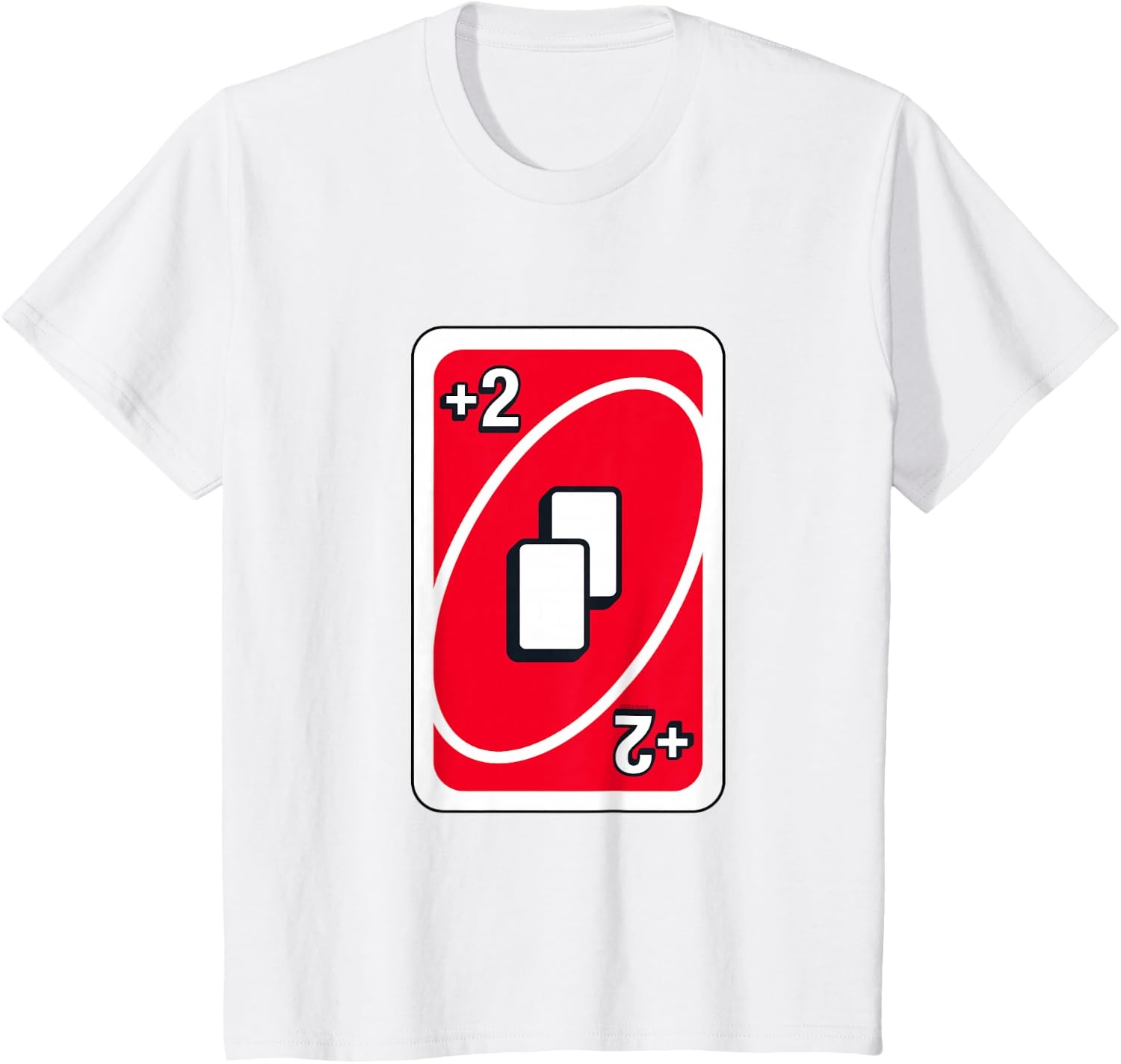 image:imageUNO Red Draw Two Card TShirtWhite