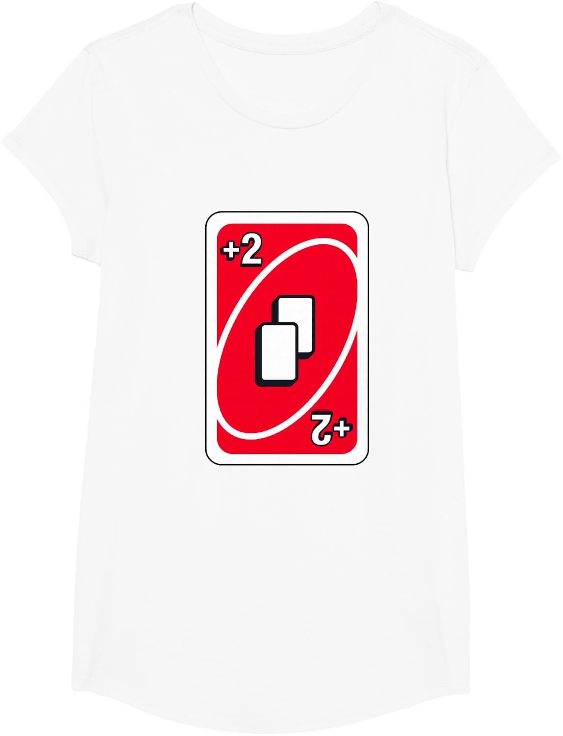 image:imageUNO Red Draw Two Card TShirtWhite