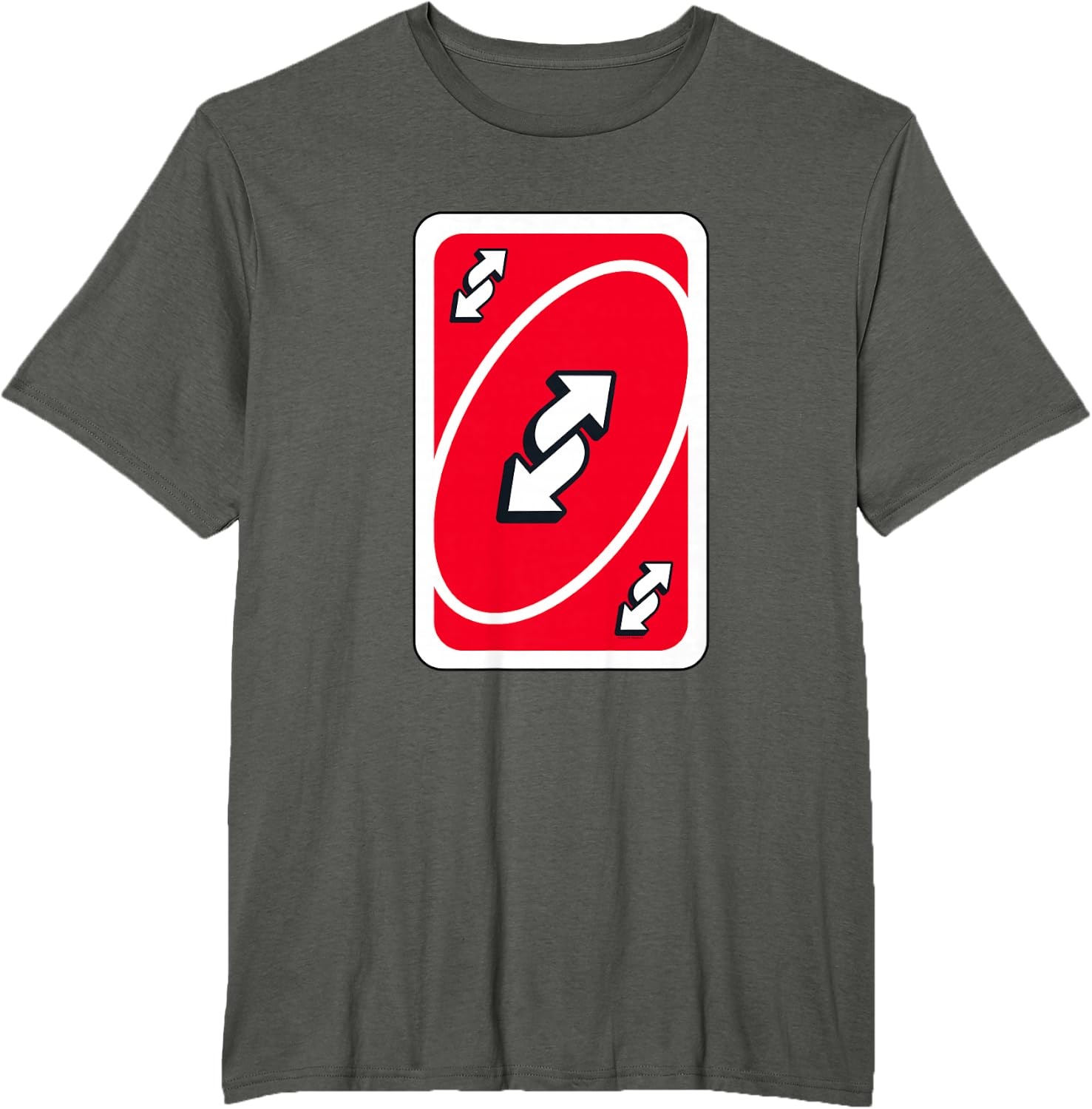 image:imageUNO Red Reverse Card TShirtAsphalt Grey
