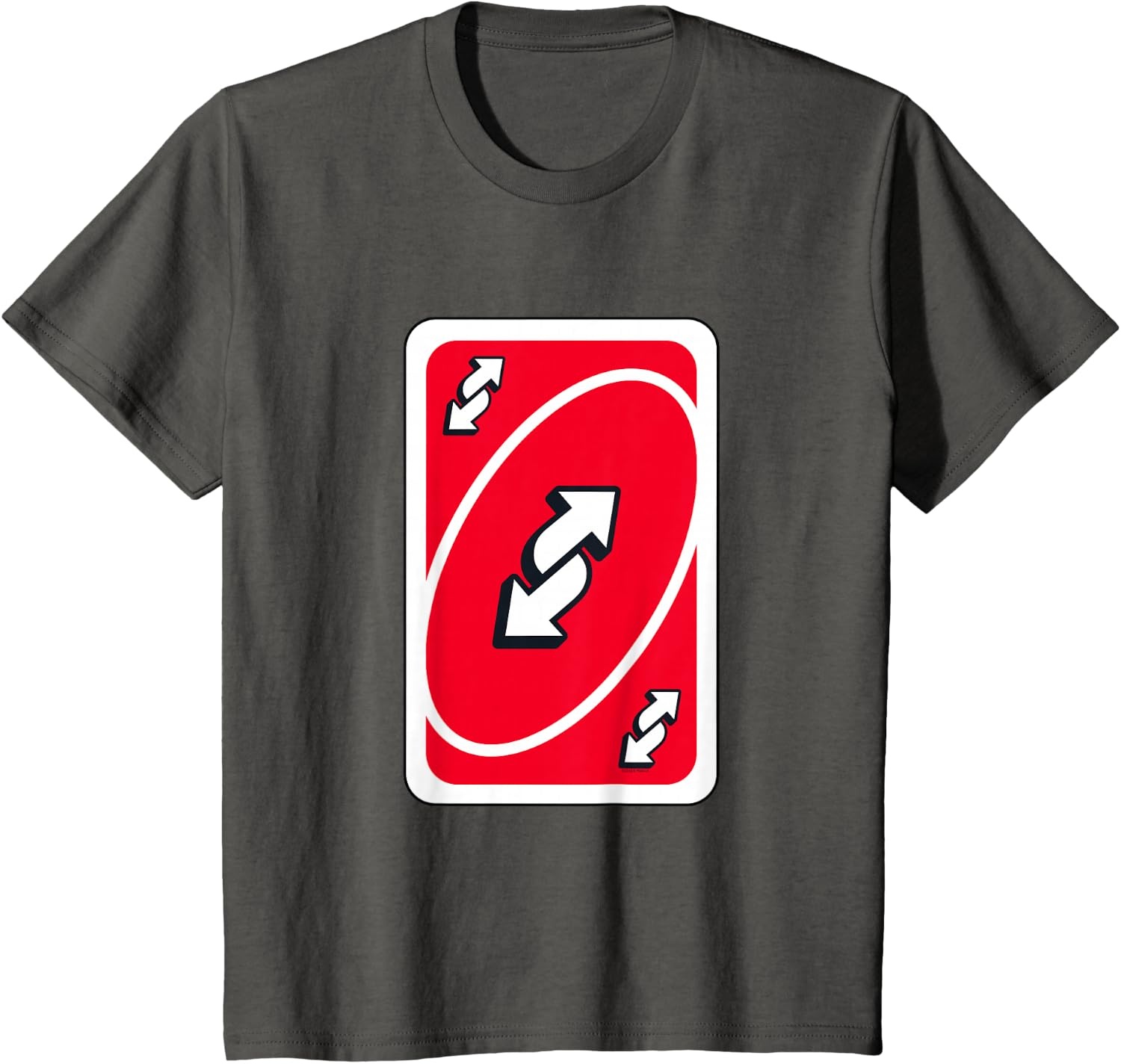 image:imageUNO Red Reverse Card TShirtAsphalt Grey