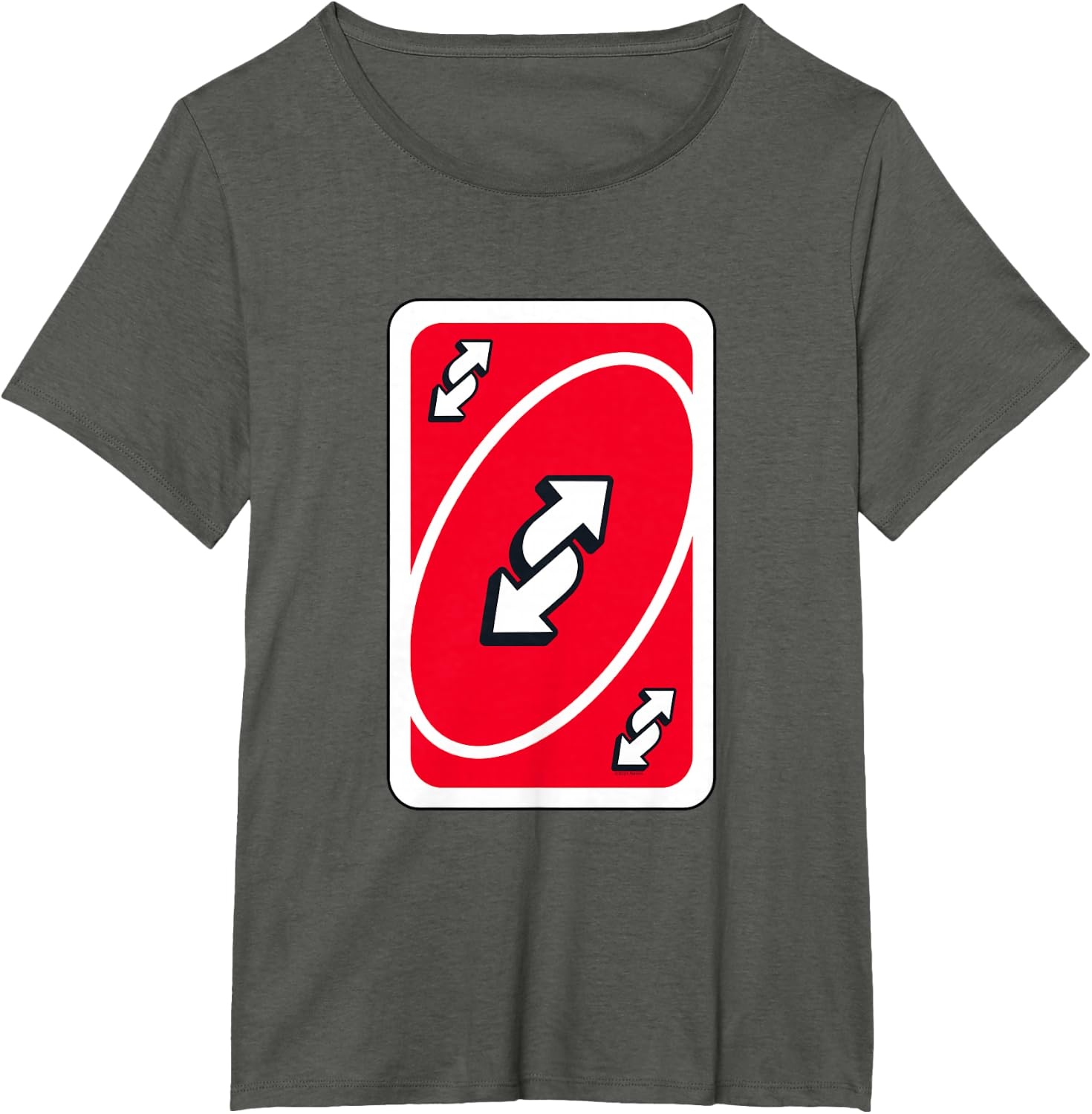 image:imageUNO Red Reverse Card TShirtAsphalt Grey