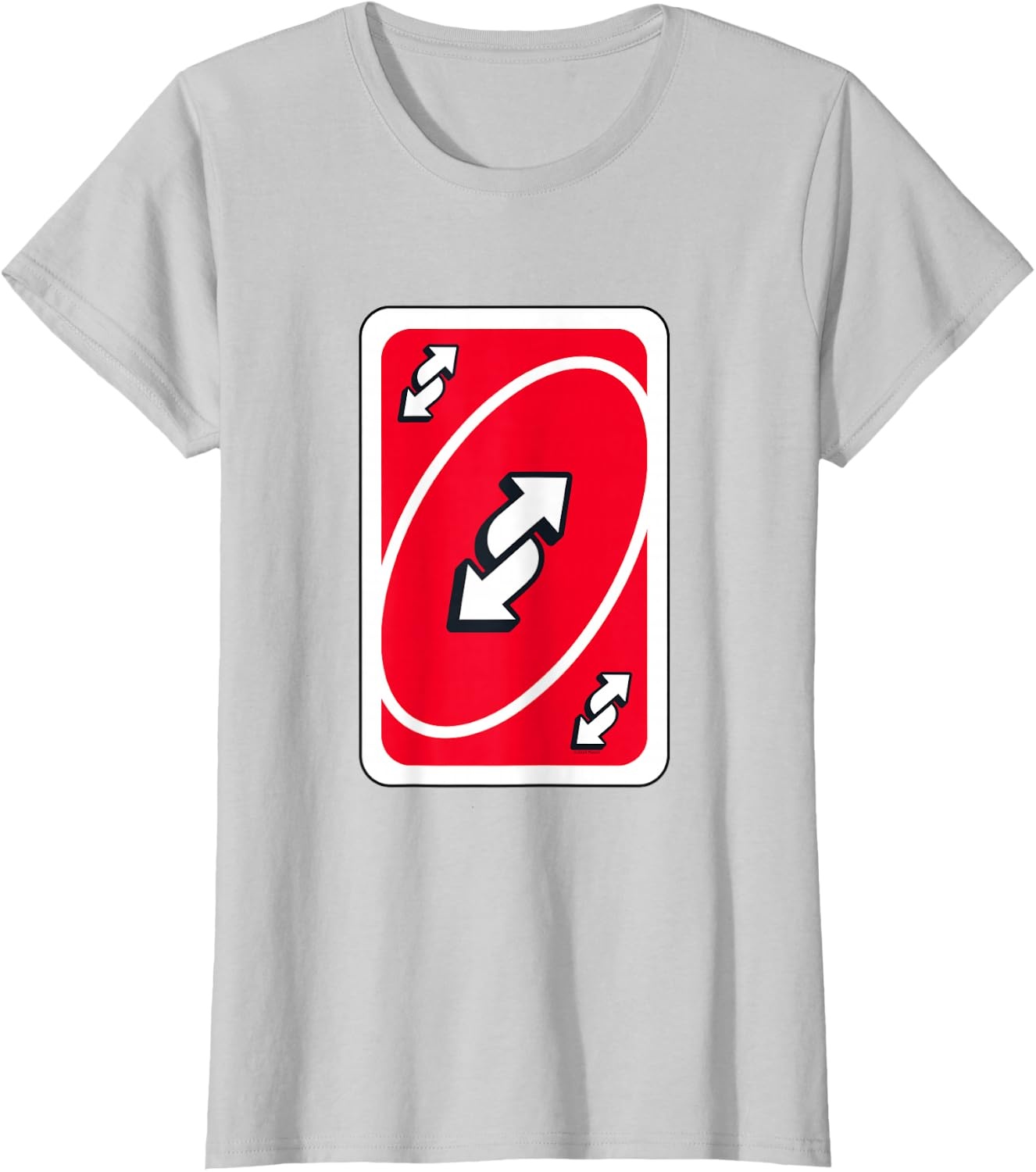 image:imageUNO Red Reverse Card TShirtSilver Grey