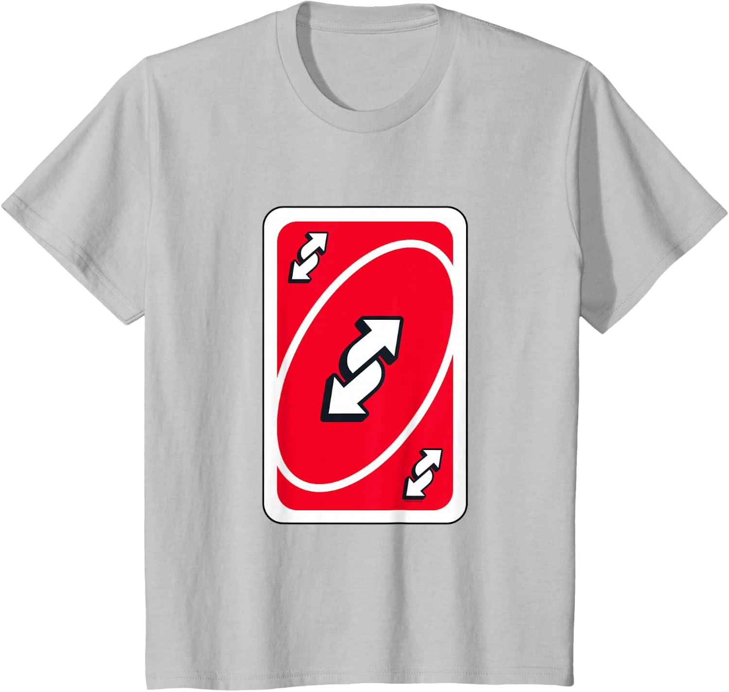 image:imageUNO Red Reverse Card TShirtSilver Grey