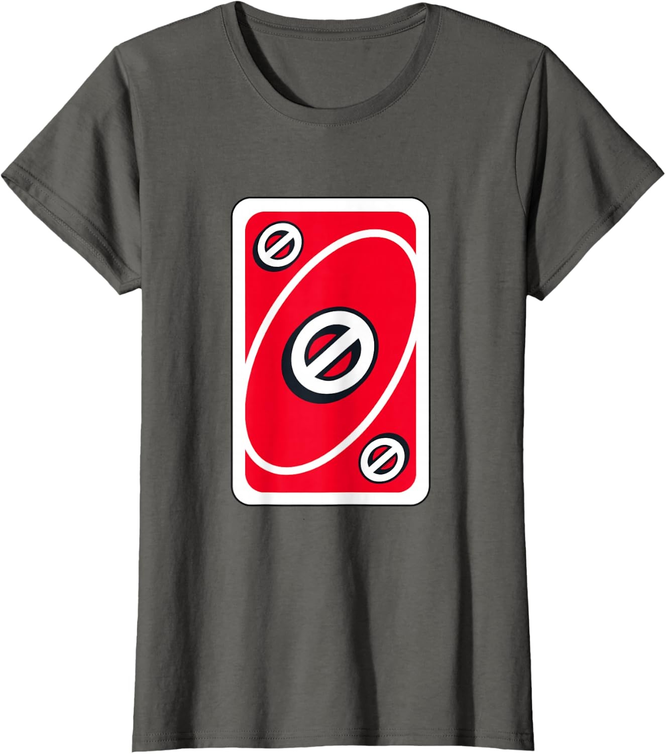 image:imageUNO Red Skip Card TShirtAsphalt Grey