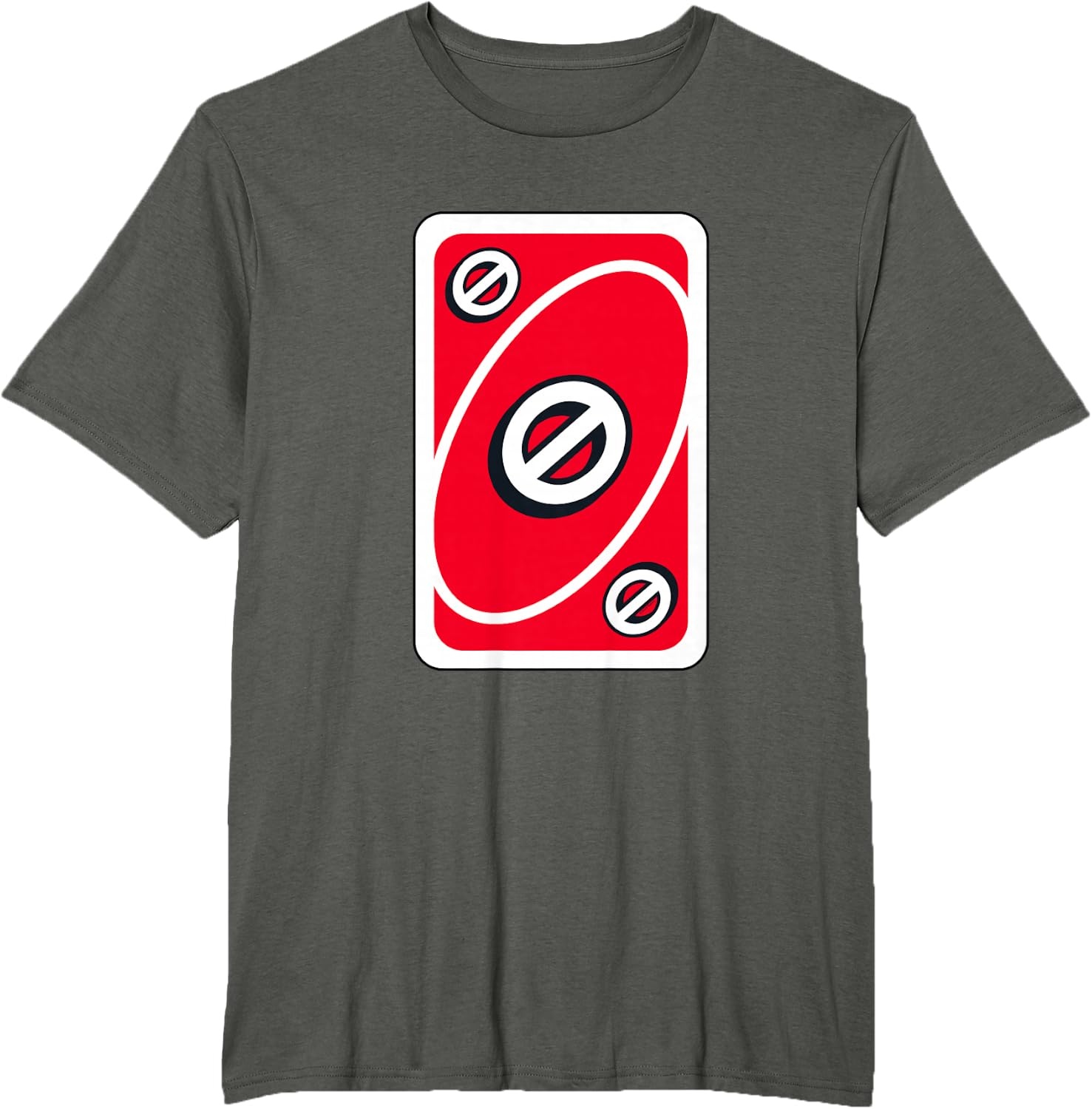 image:imageUNO Red Skip Card TShirtAsphalt Grey