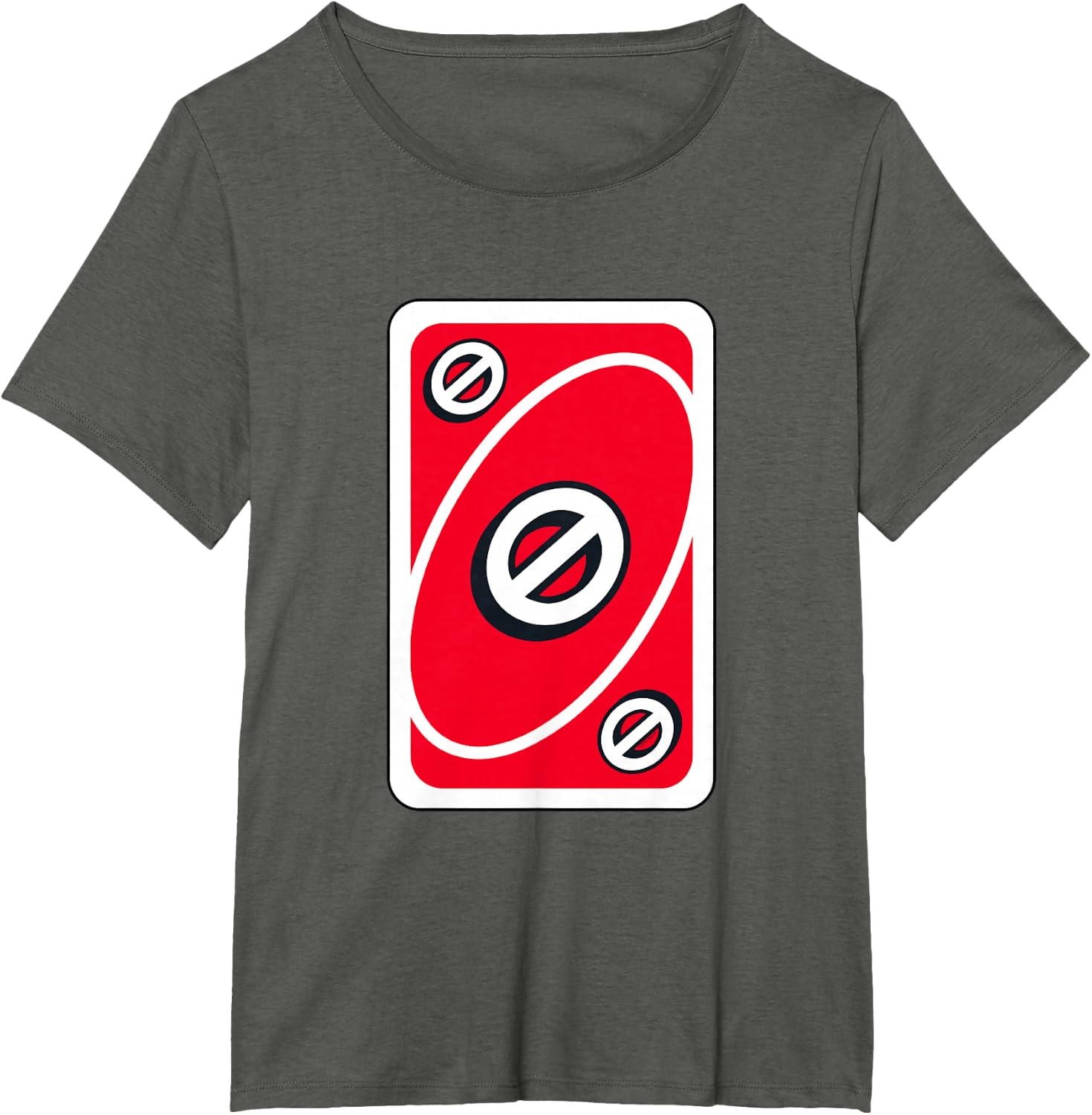 image:imageUNO Red Skip Card TShirtAsphalt Grey