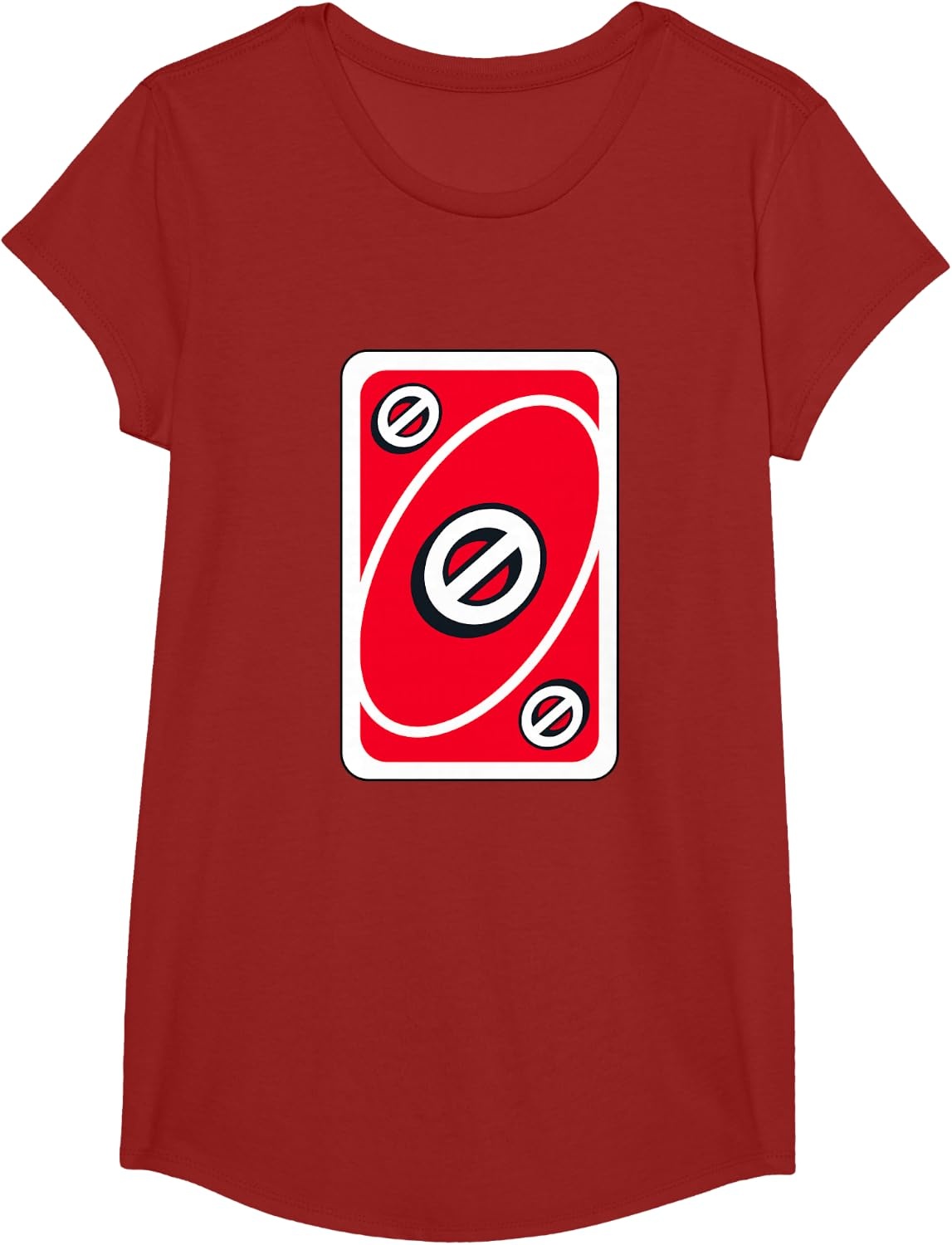 image:imageUNO Red Skip Card TShirtCranberry Red