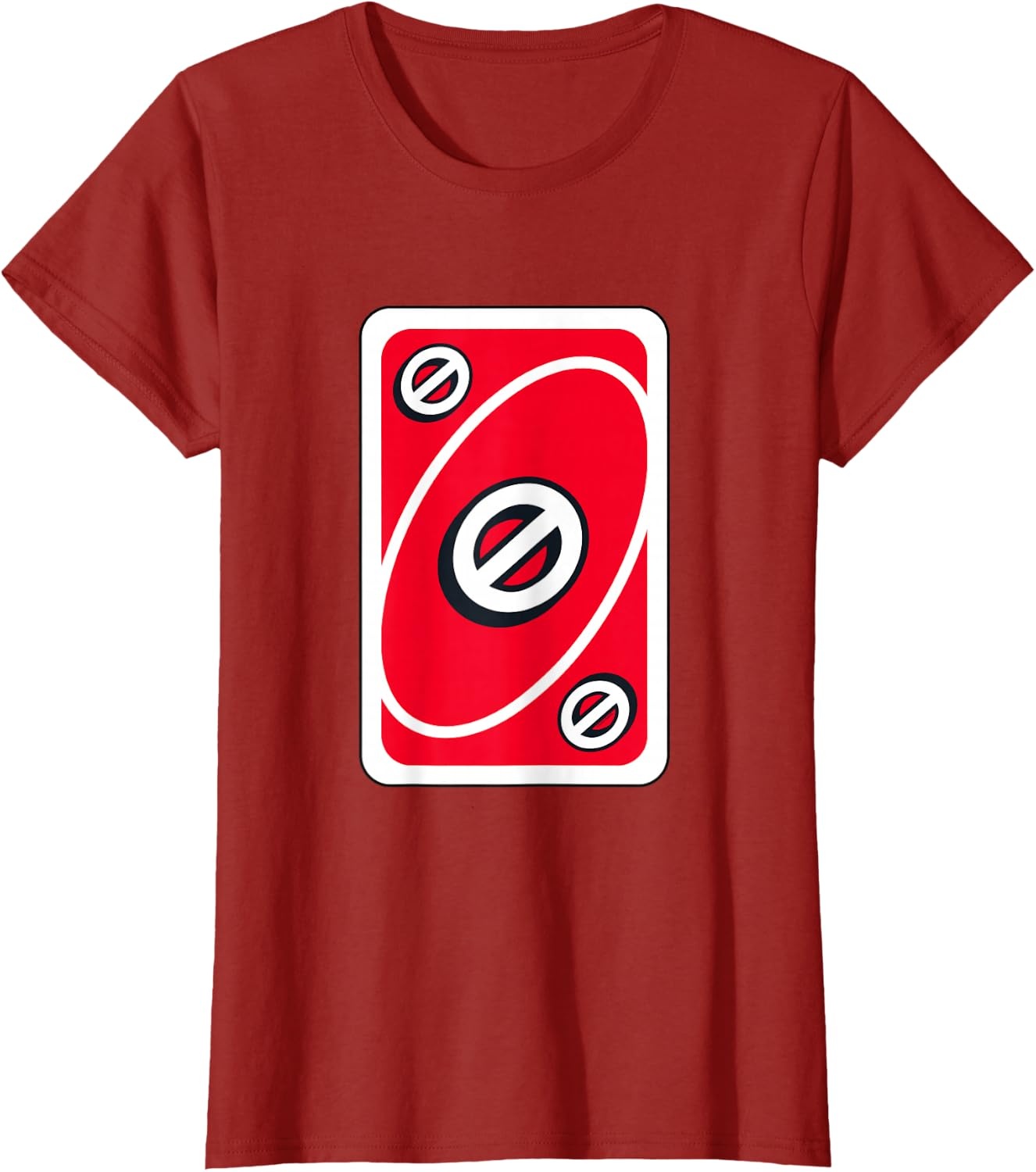 image:imageUNO Red Skip Card TShirtCranberry Red