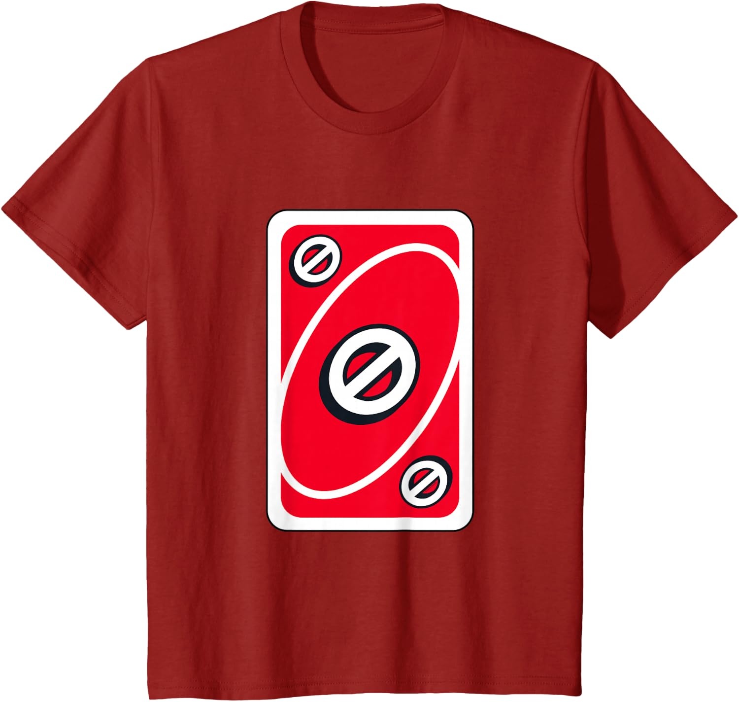 image:imageUNO Red Skip Card TShirtCranberry Red
