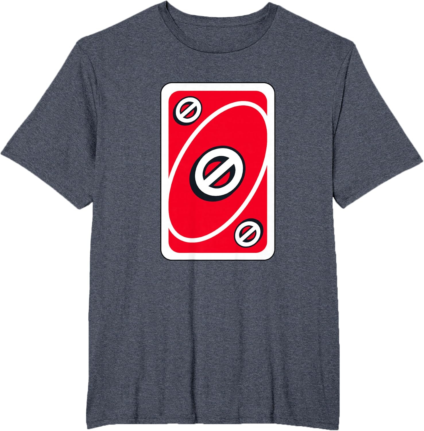image:imageUNO Red Skip Card TShirtHeather Blue