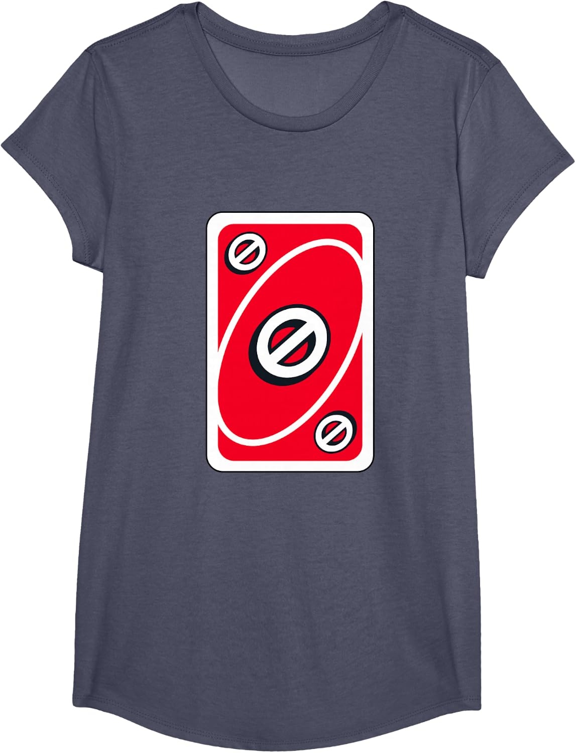 image:imageUNO Red Skip Card TShirtHeather Blue
