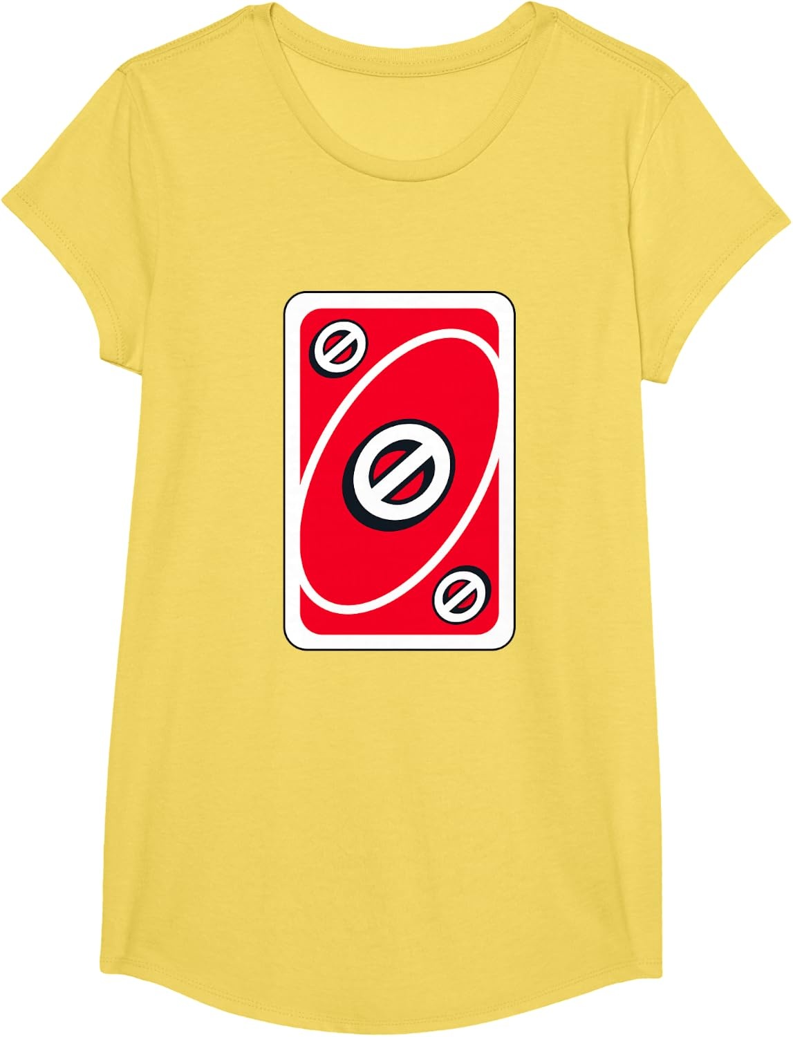 image:imageUNO Red Skip Card TShirtLemon Yellow