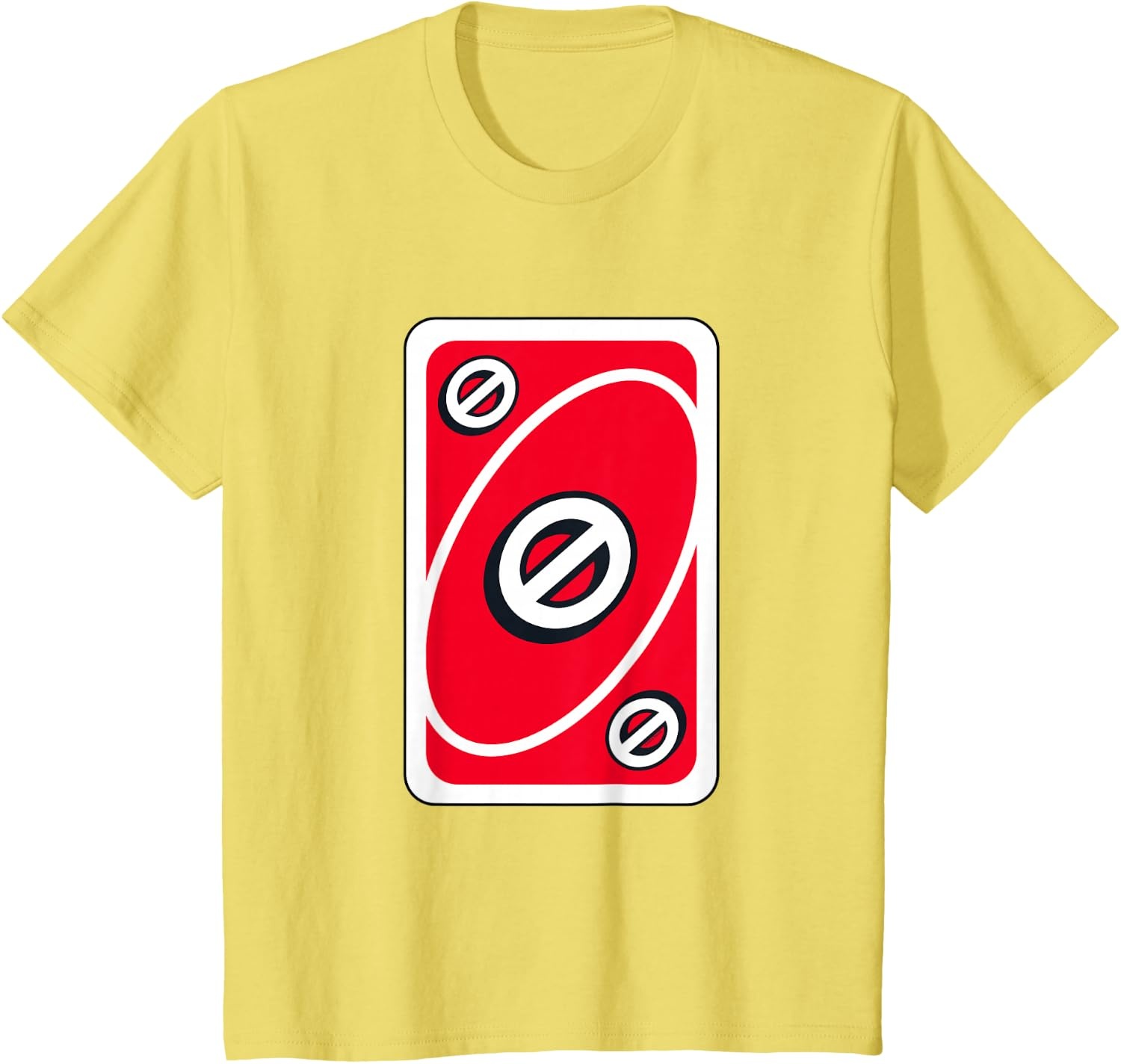 image:imageUNO Red Skip Card TShirtLemon Yellow