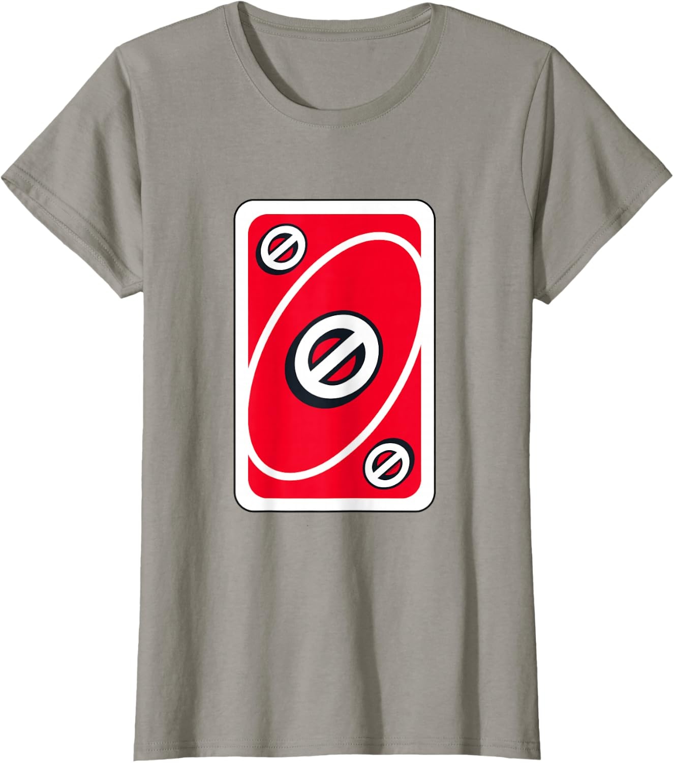 image:imageUNO Red Skip Card TShirtSlate Grey