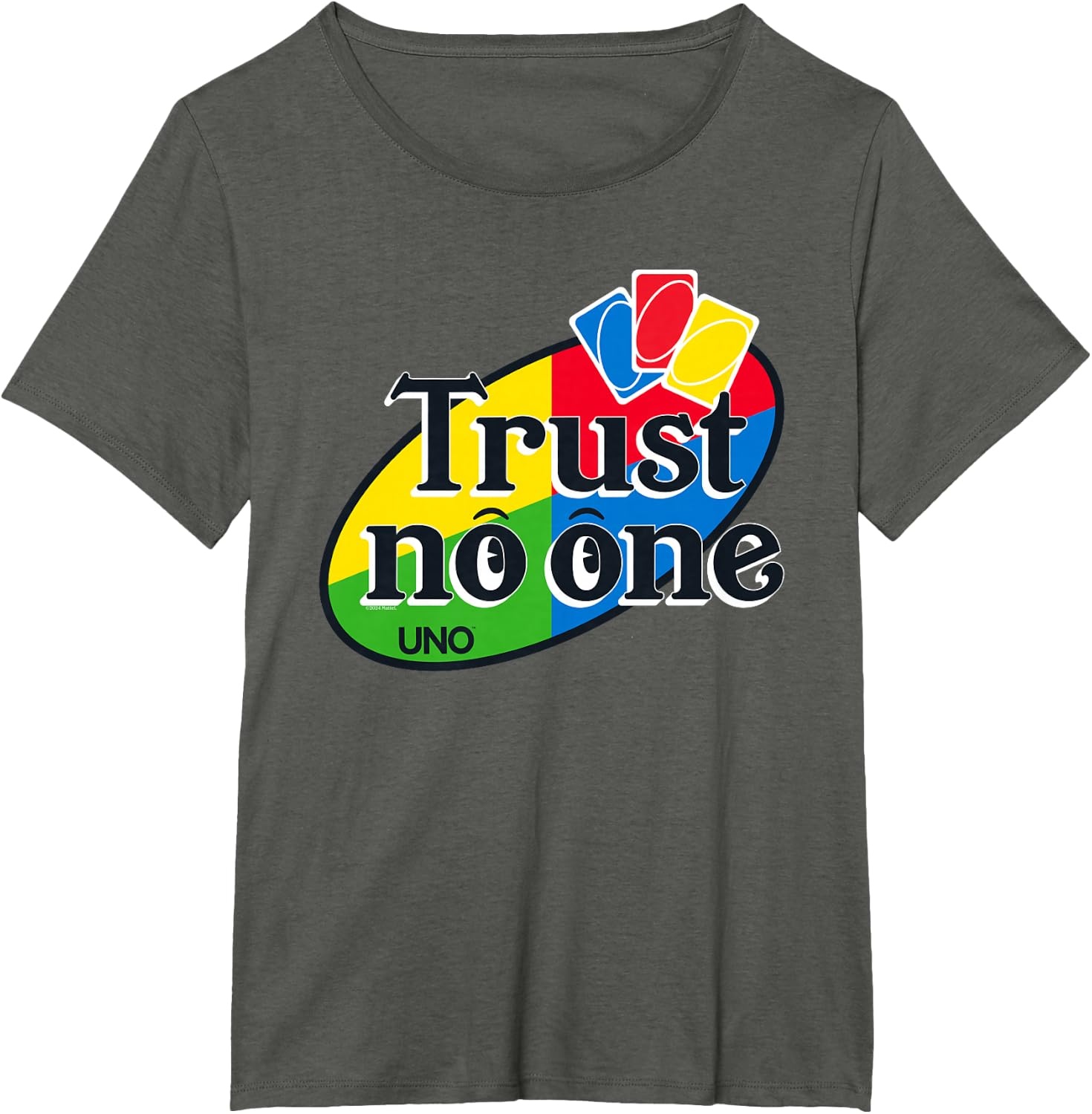 image:imageUNO Trust No One TShirtAsphalt Grey