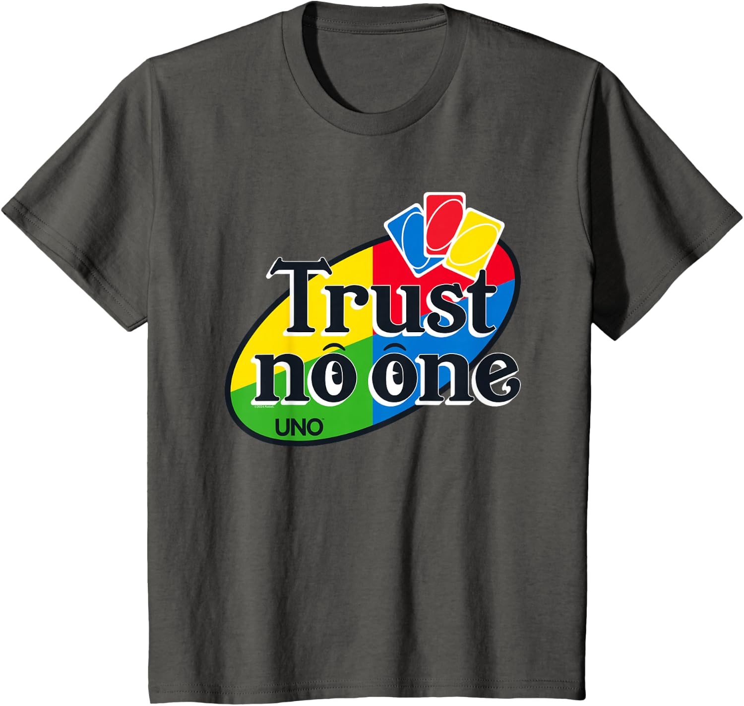 image:imageUNO Trust No One TShirtAsphalt Grey