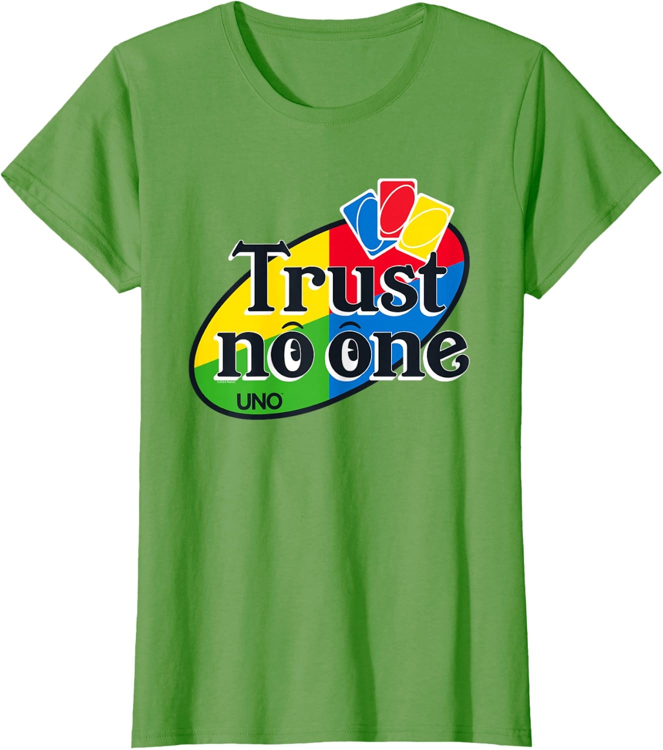 image:imageUNO Trust No One TShirtGrass Green