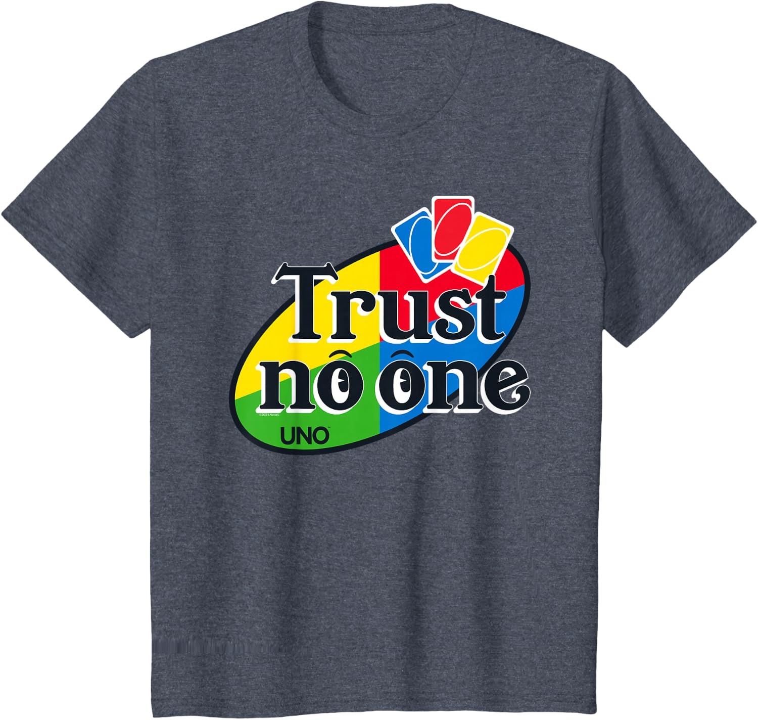 image:imageUNO Trust No One TShirtHeather Blue