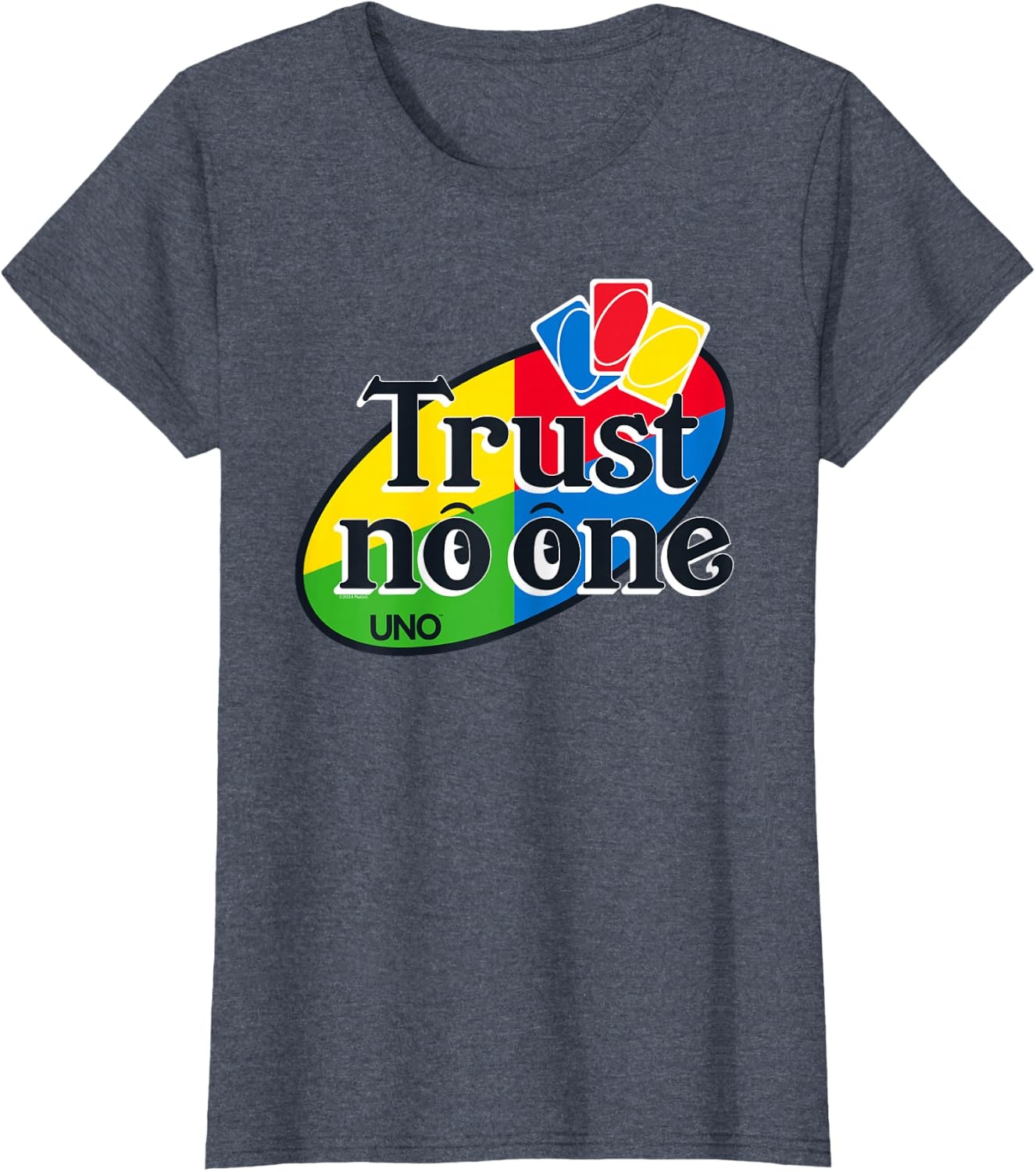 image:imageUNO Trust No One TShirtHeather Blue