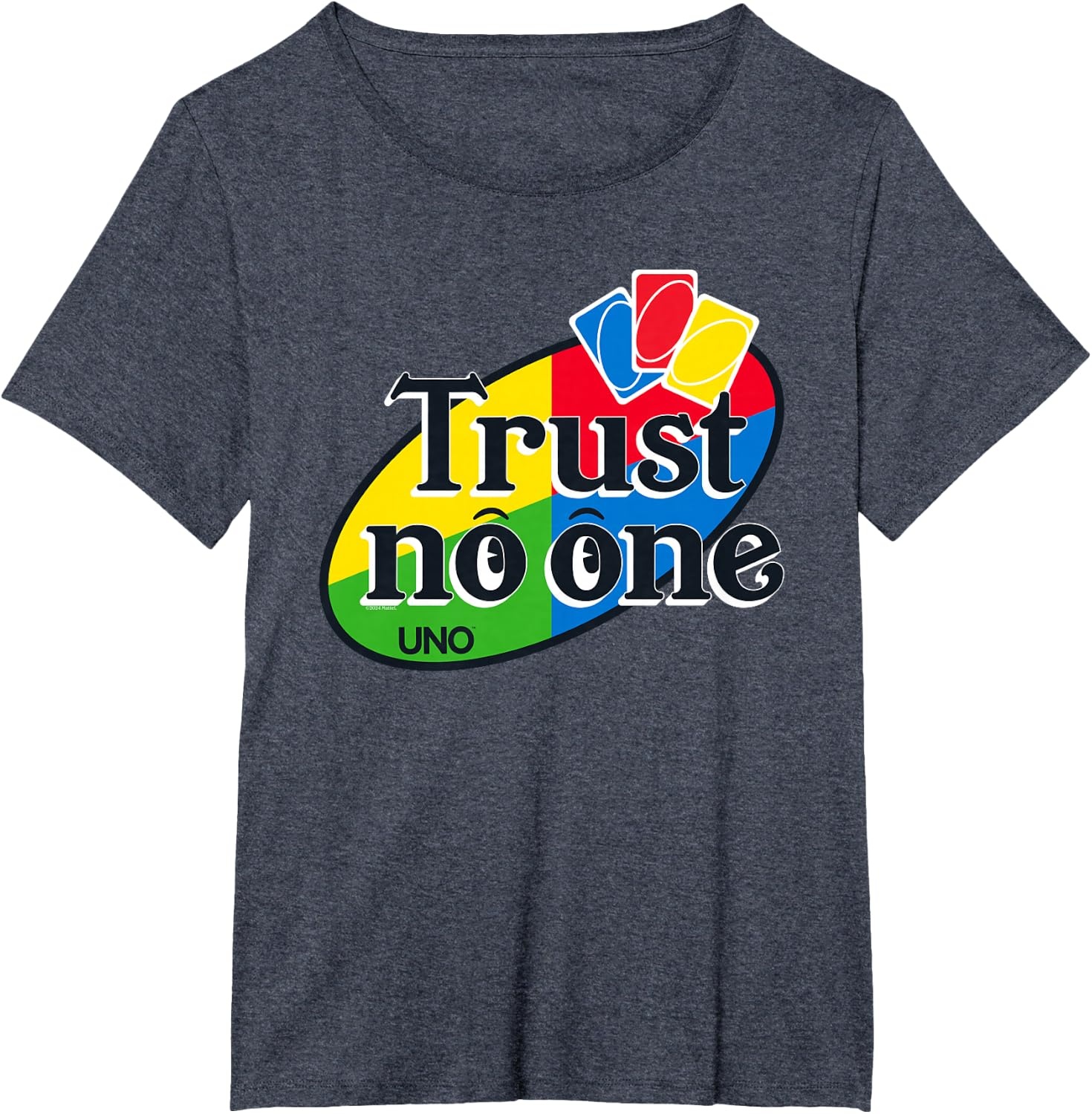 image:imageUNO Trust No One TShirtHeather Blue
