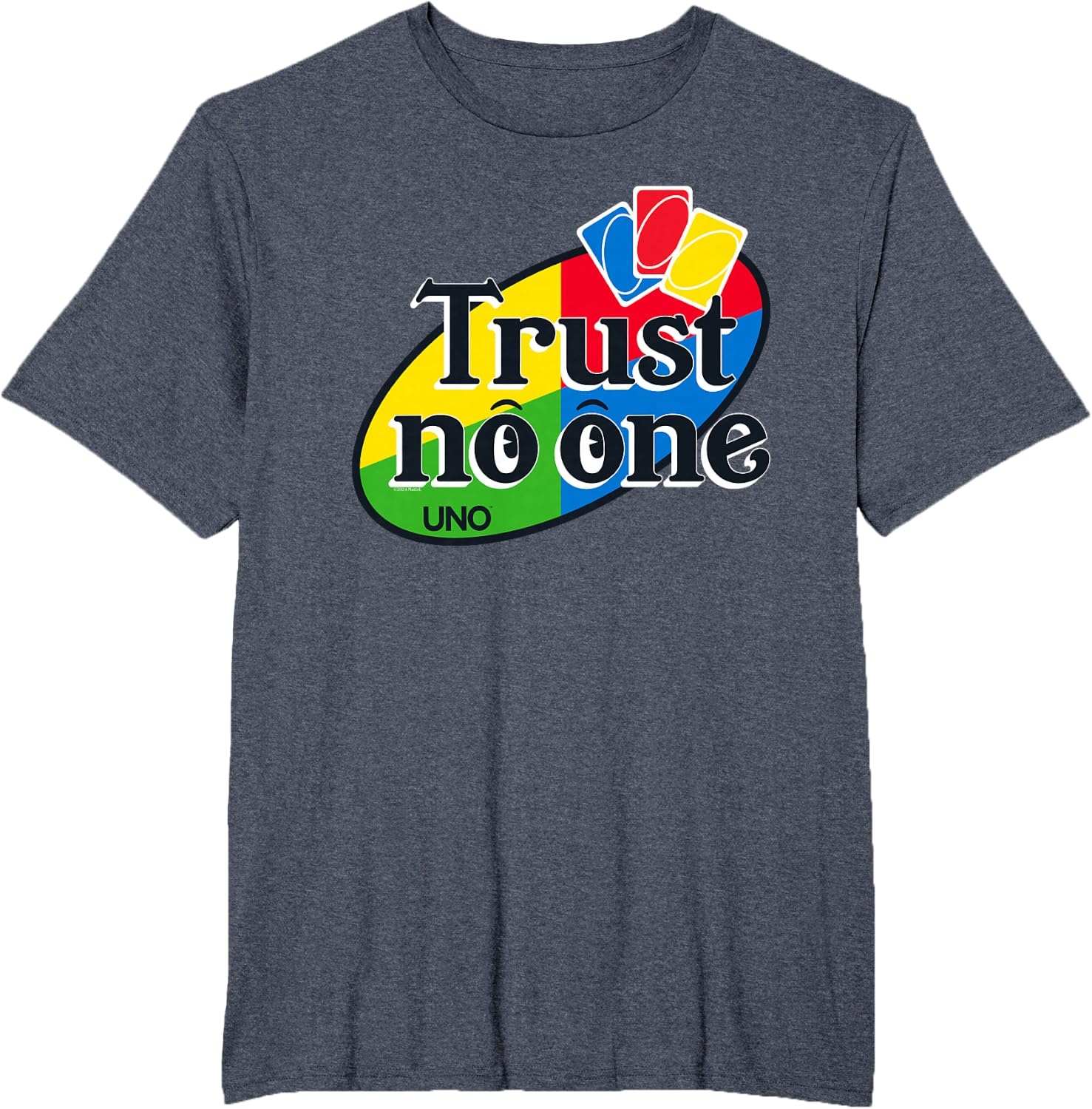 image:imageUNO Trust No One TShirtHeather Blue