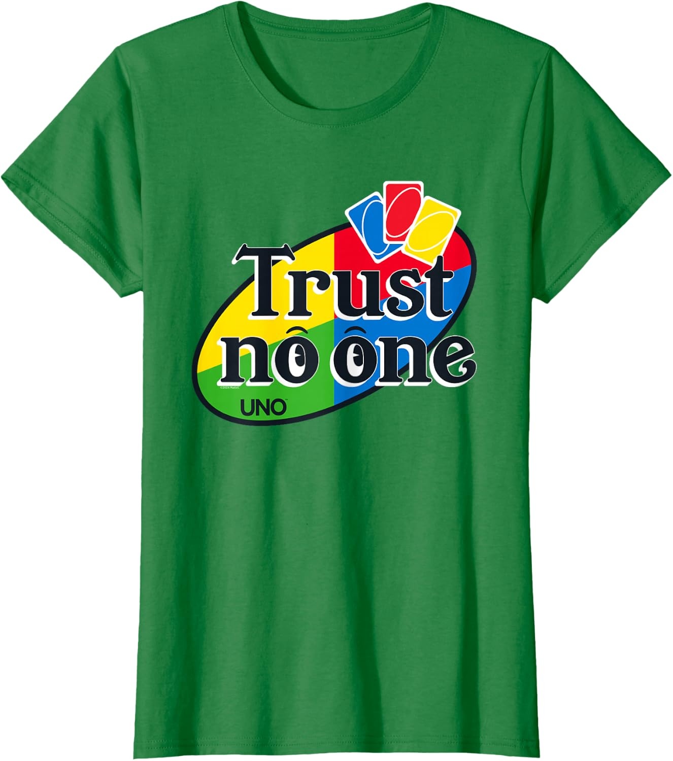 image:imageUNO Trust No One TShirtKelly Green