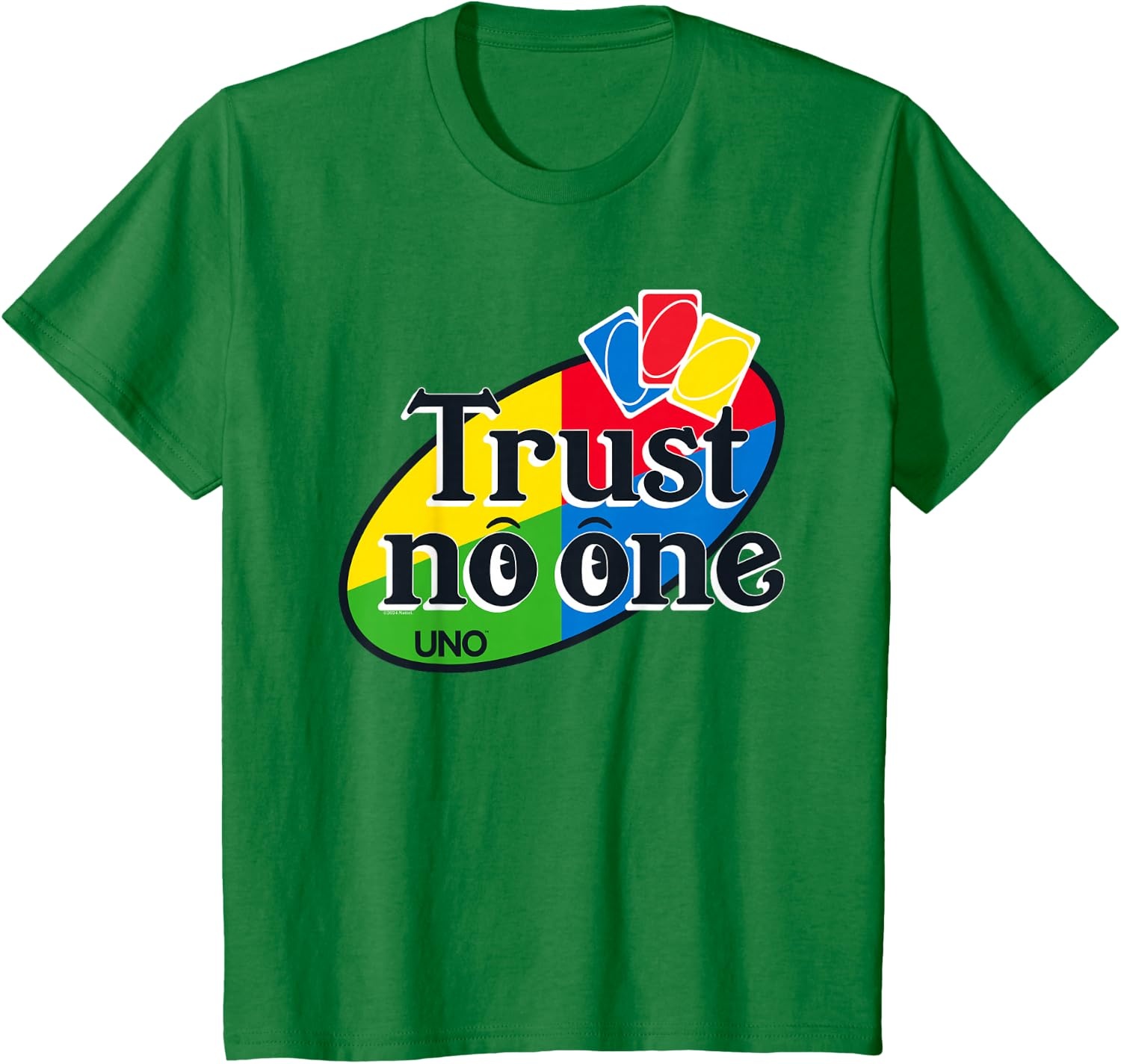 image:imageUNO Trust No One TShirtKelly Green