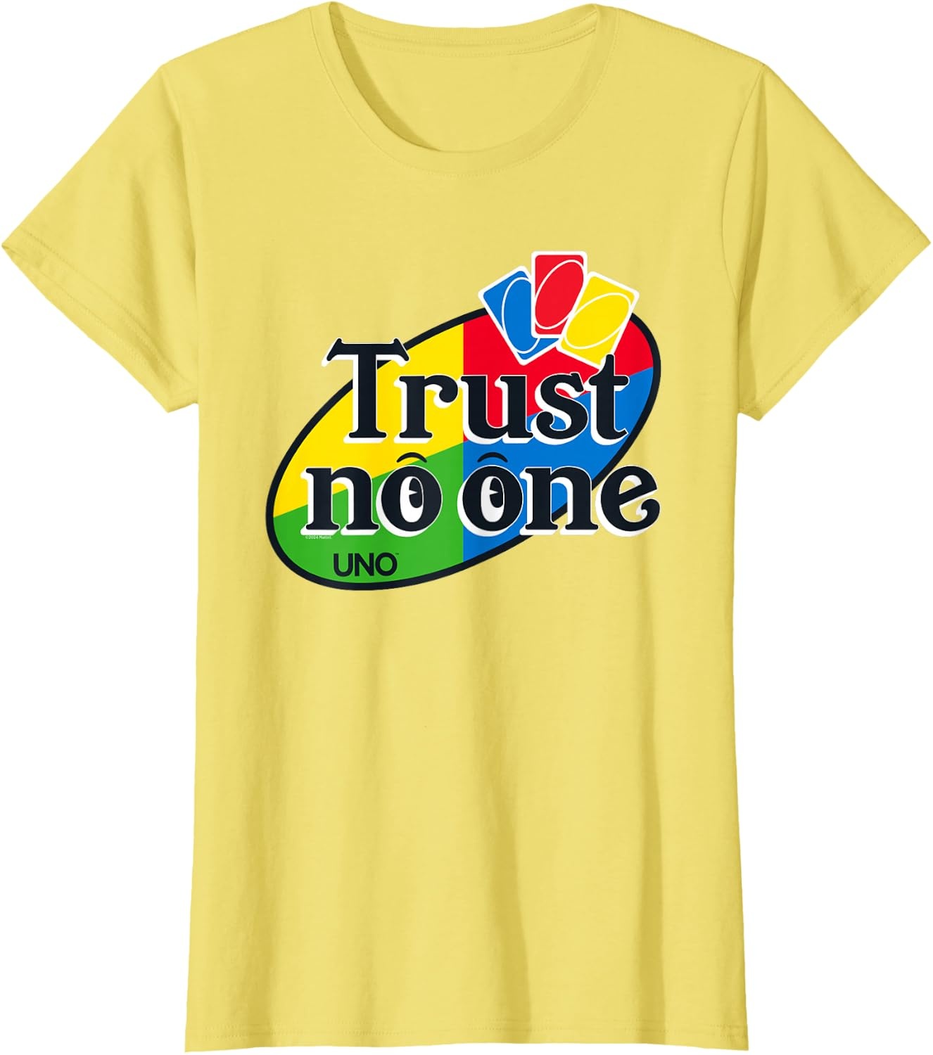 image:imageUNO Trust No One TShirtLemon Yellow