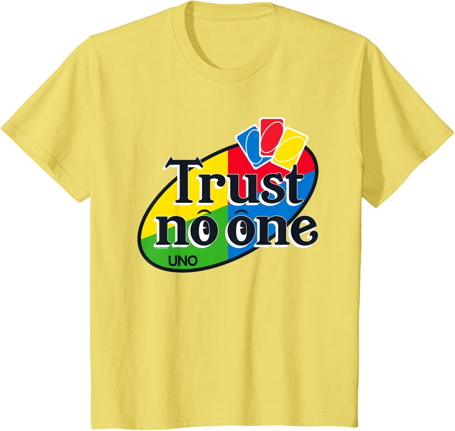 image:imageUNO Trust No One TShirtLemon Yellow