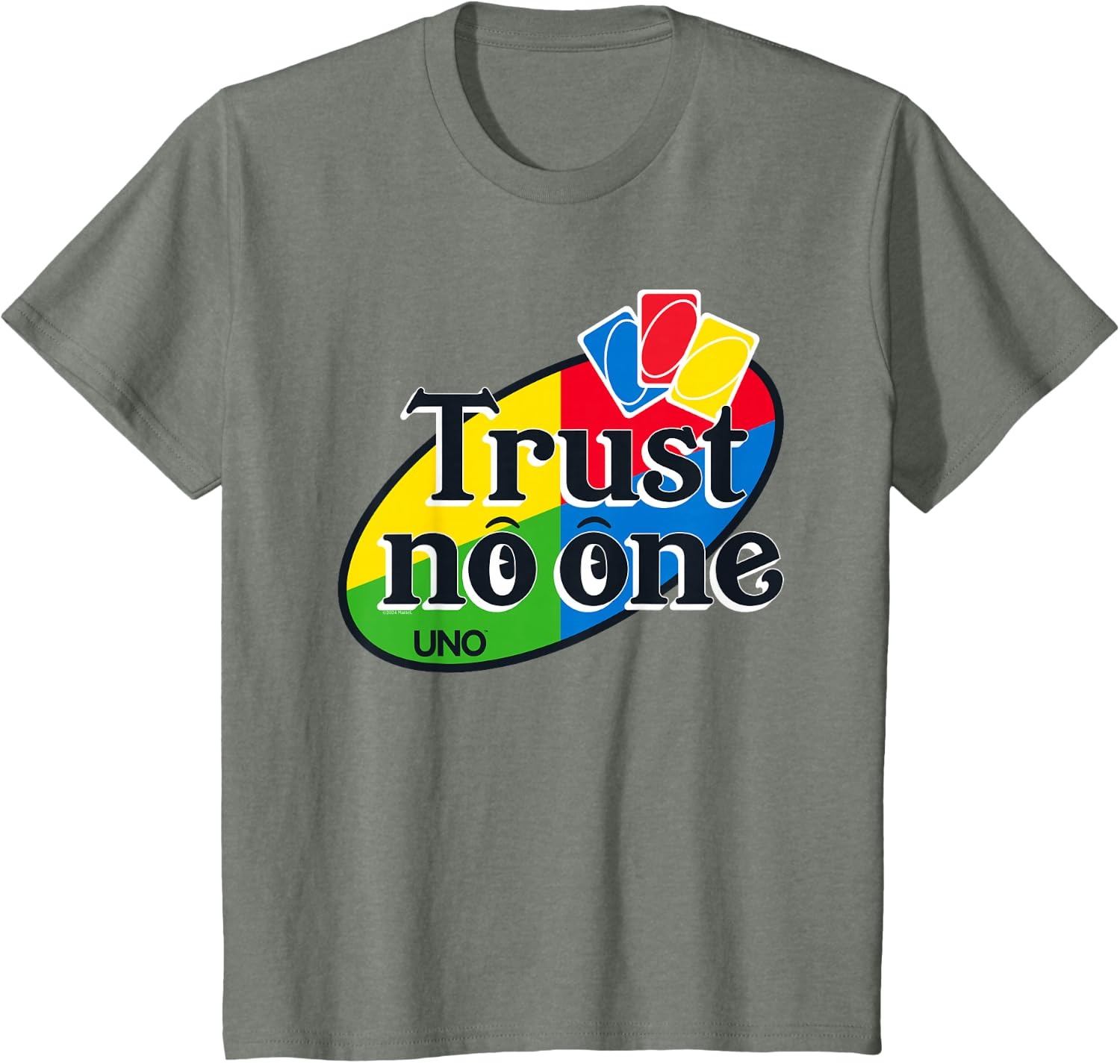 image:imageUNO Trust No One TShirtOlive Heather