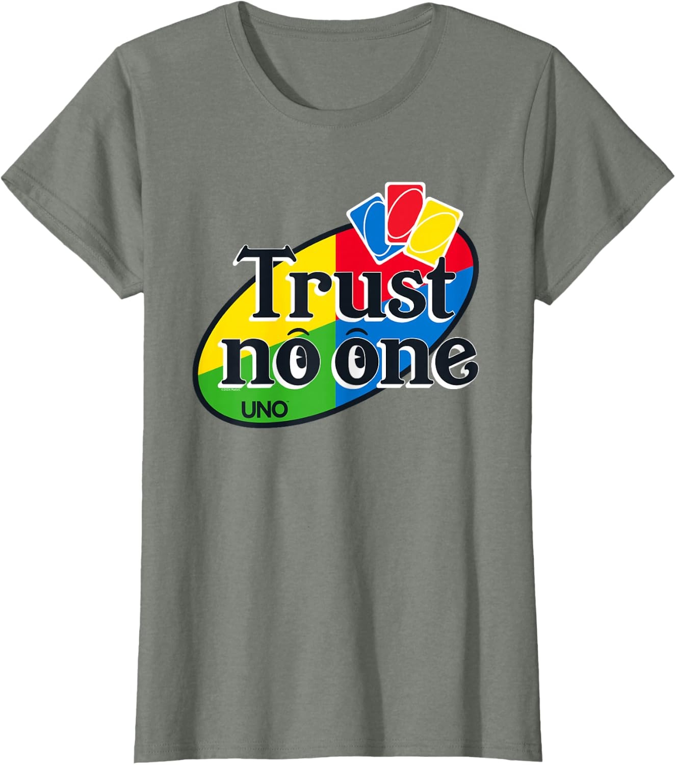 image:imageUNO Trust No One TShirtOlive Heather