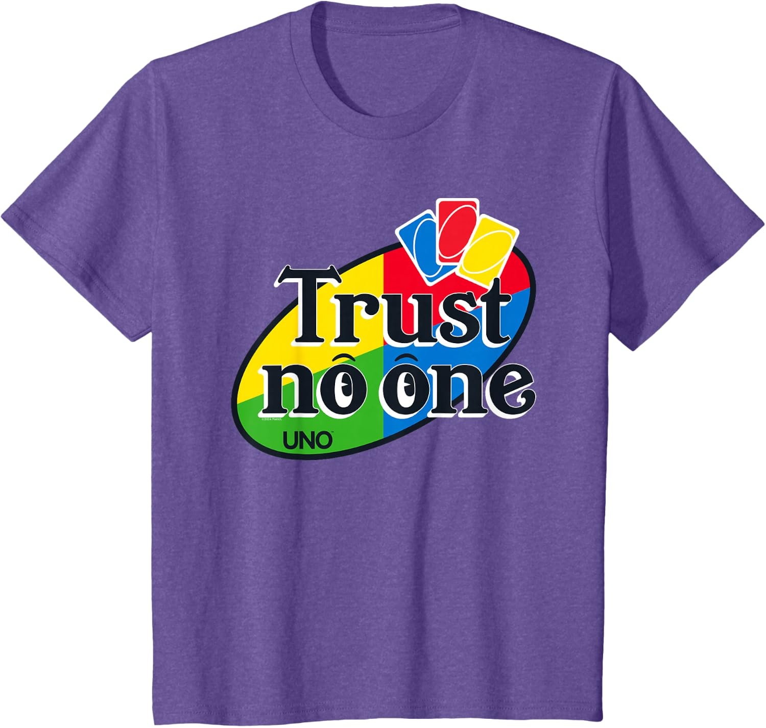 image:imageUNO Trust No One TShirtPurple Heather