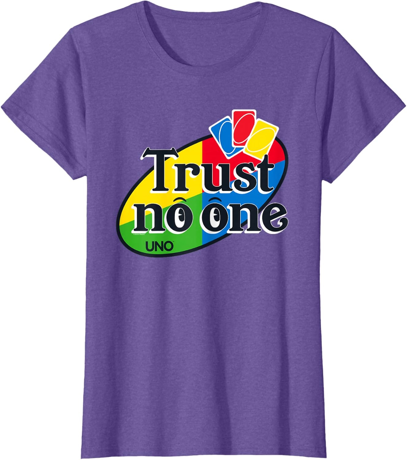 image:imageUNO Trust No One TShirtPurple Heather
