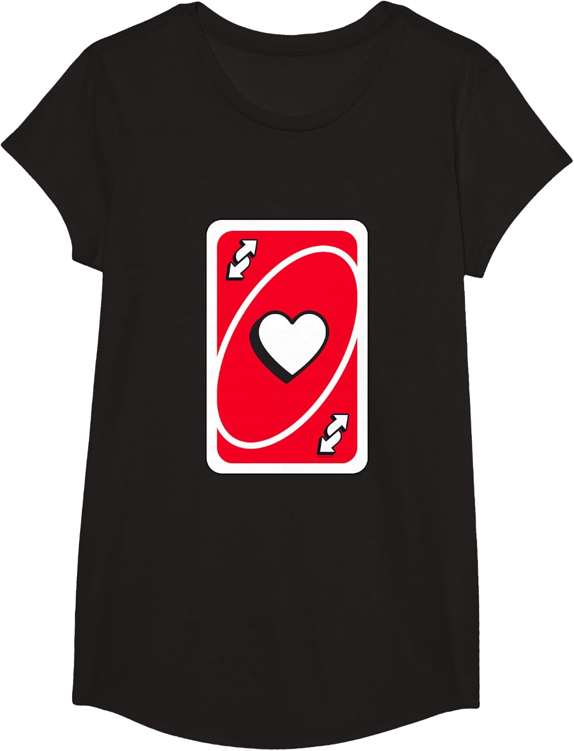 image:imageUNO Valentines Day Red Reverse Card TShirtBlack