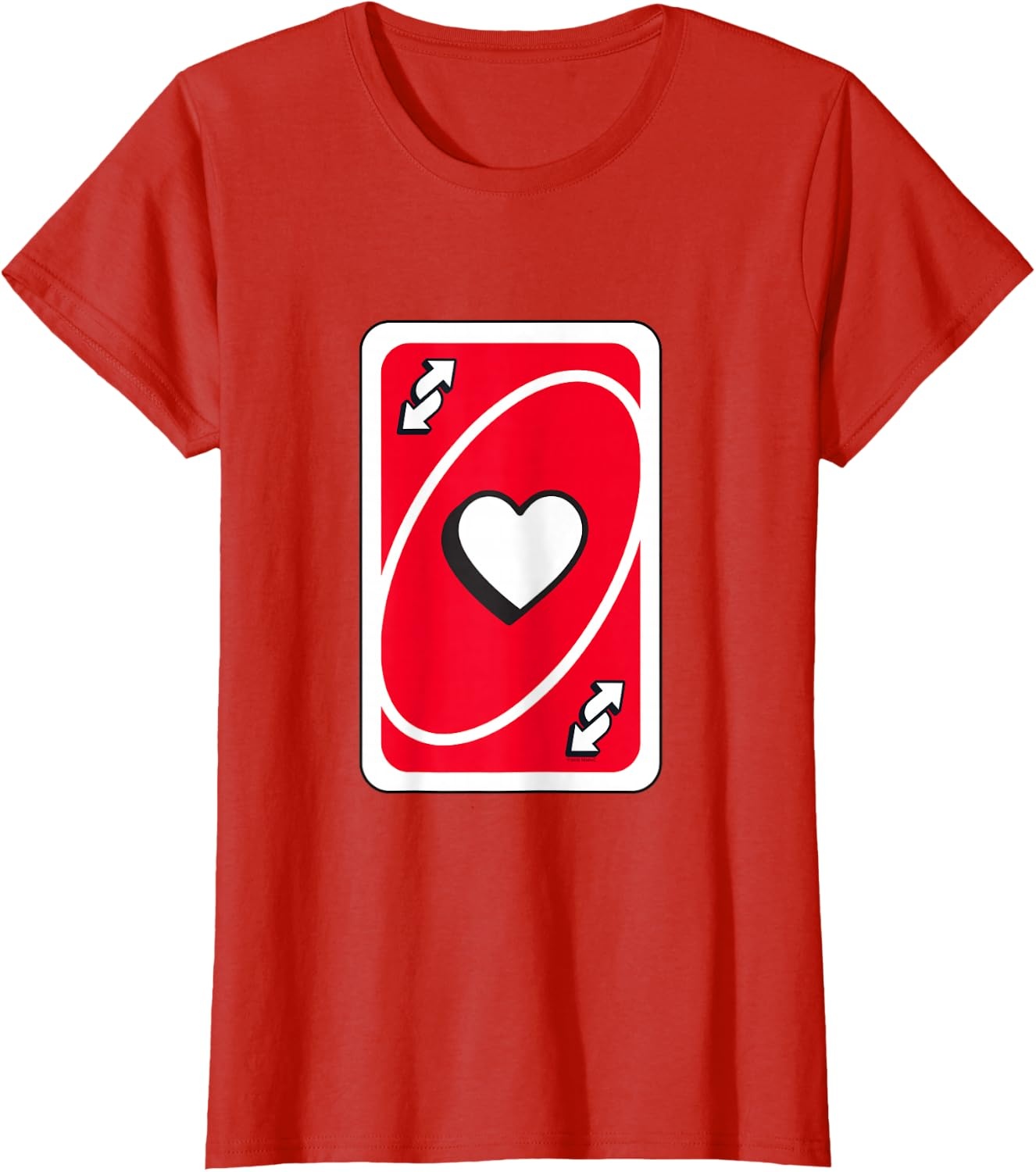 image:imageUNO Valentines Day Red Reverse Card TShirtRed