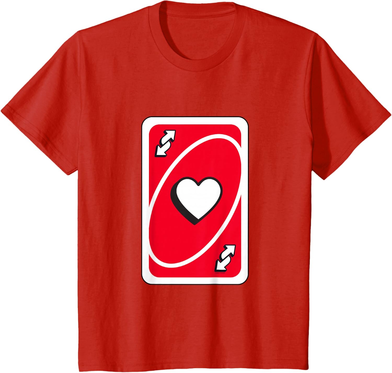 image:imageUNO Valentines Day Red Reverse Card TShirtRed