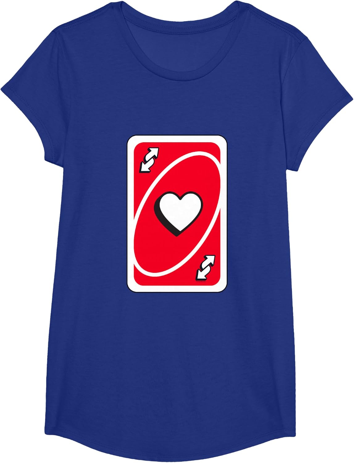 image:imageUNO Valentines Day Red Reverse Card TShirtRoyal Blue