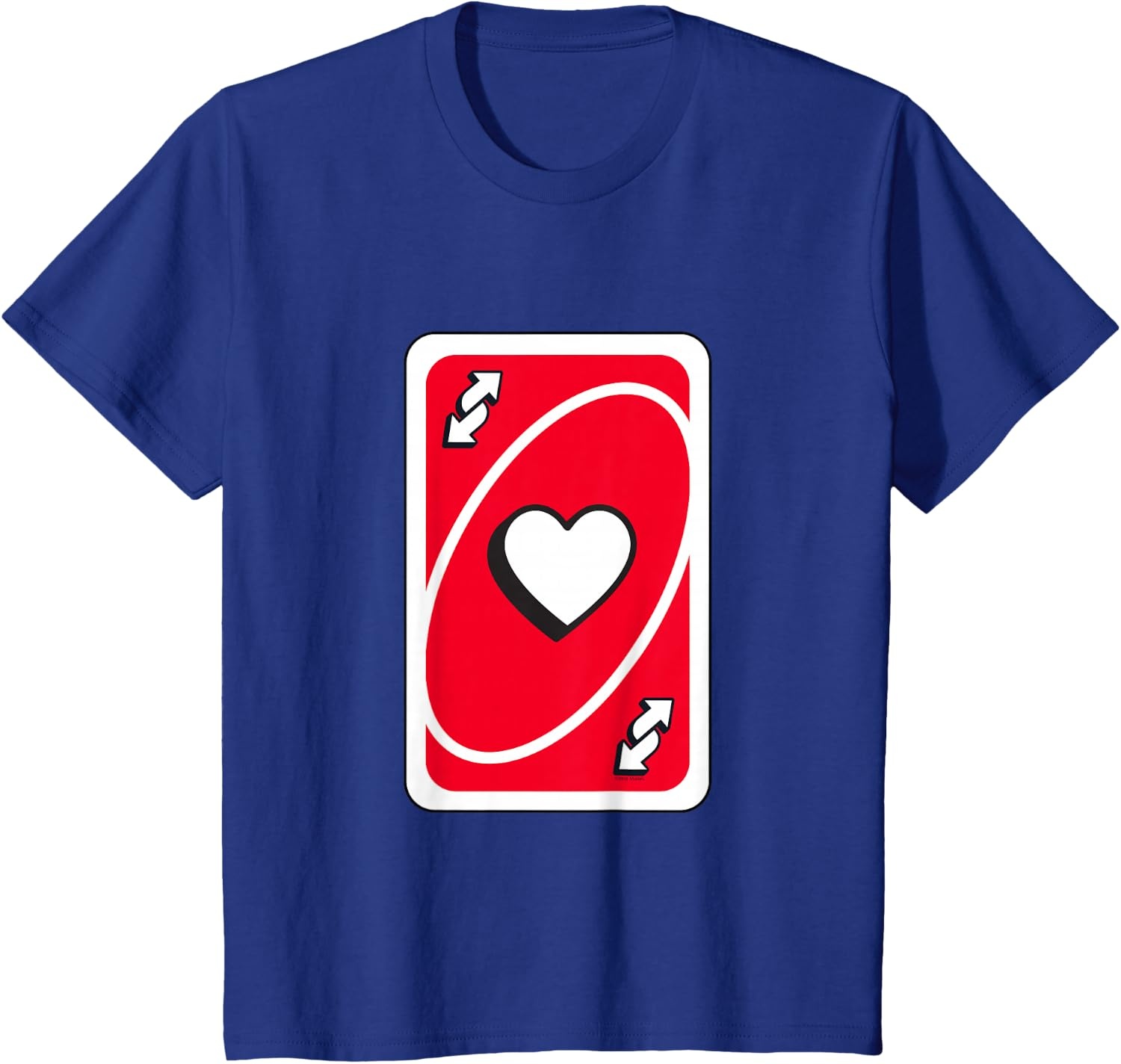 image:imageUNO Valentines Day Red Reverse Card TShirtRoyal Blue