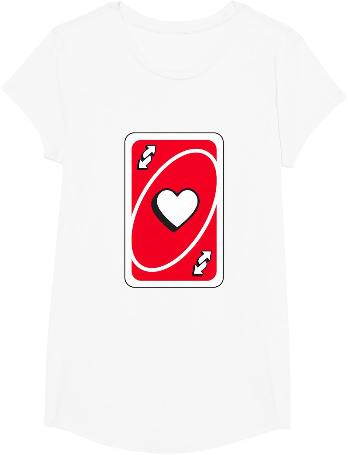 image:imageUNO Valentines Day Red Reverse Card TShirtWhite