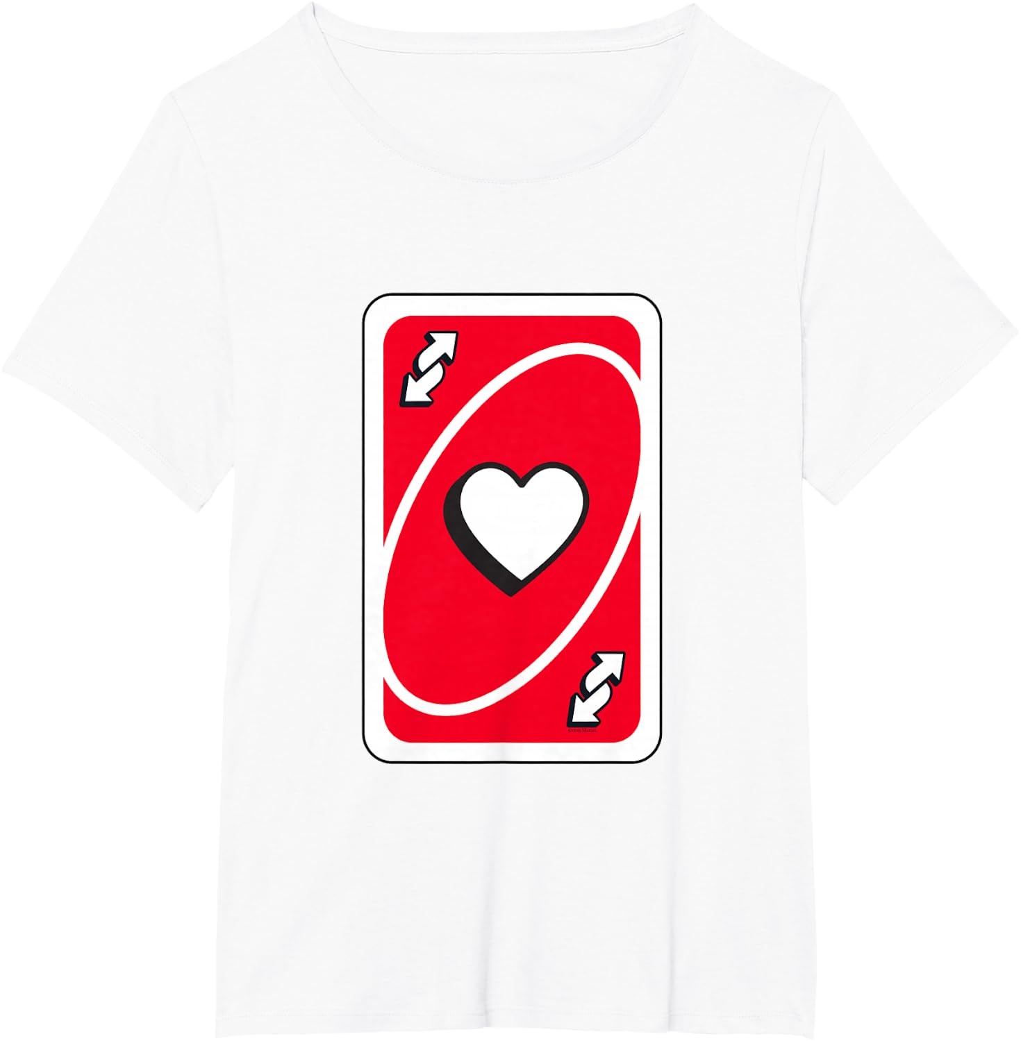 image:imageUNO Valentines Day Red Reverse Card TShirtWhite