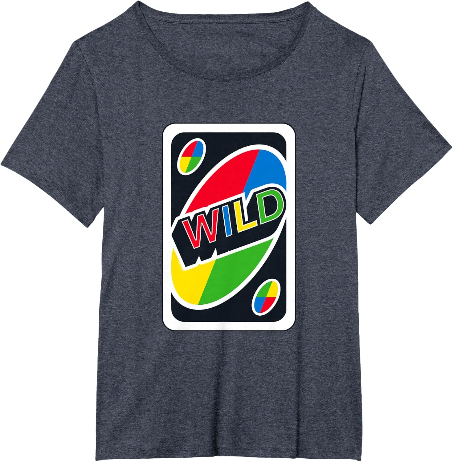 image:imageUNO Wild Card TShirtHeather Blue