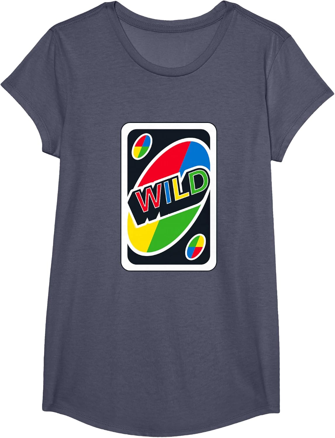 image:imageUNO Wild Card TShirtHeather Blue