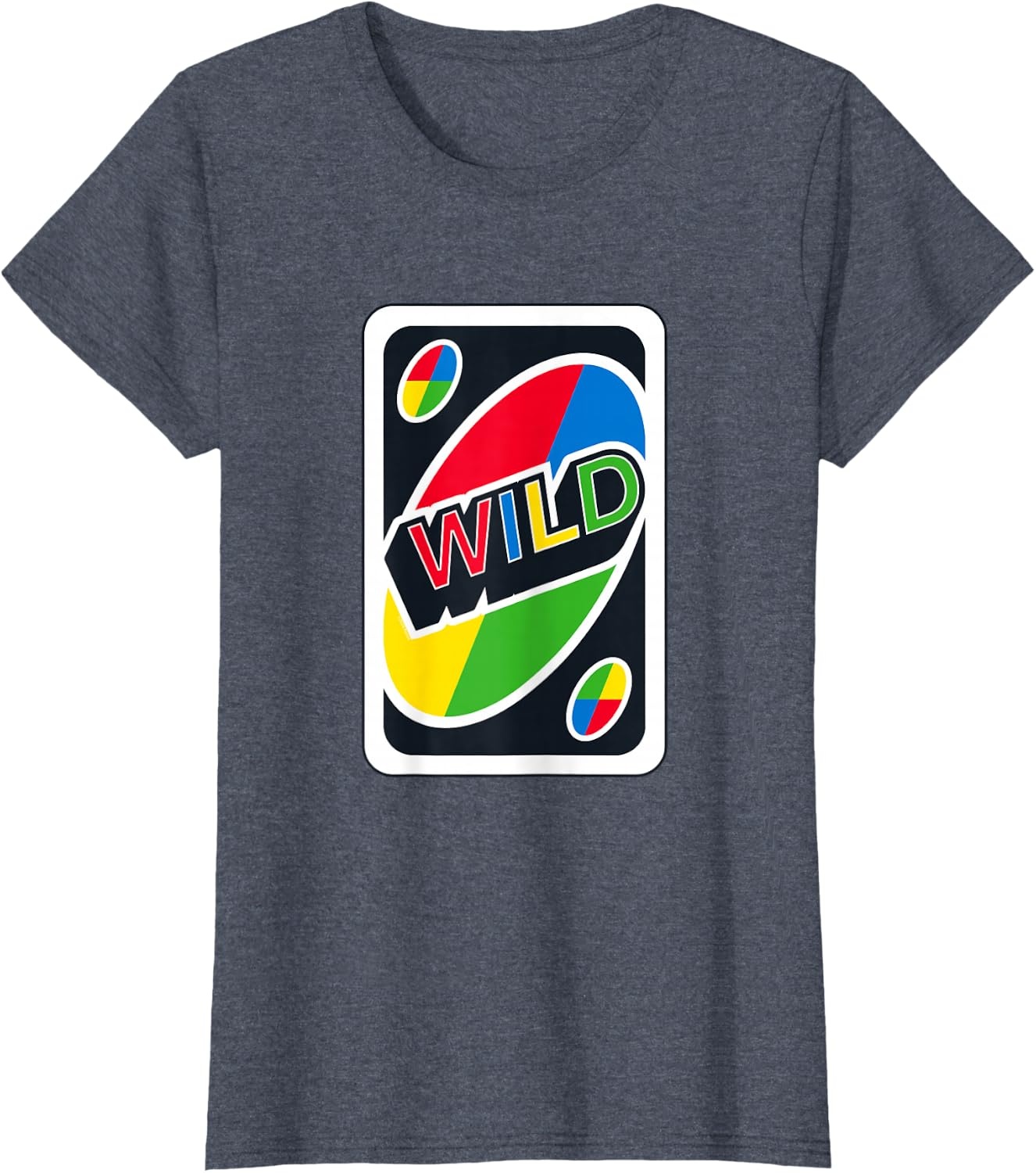 image:imageUNO Wild Card TShirtHeather Blue