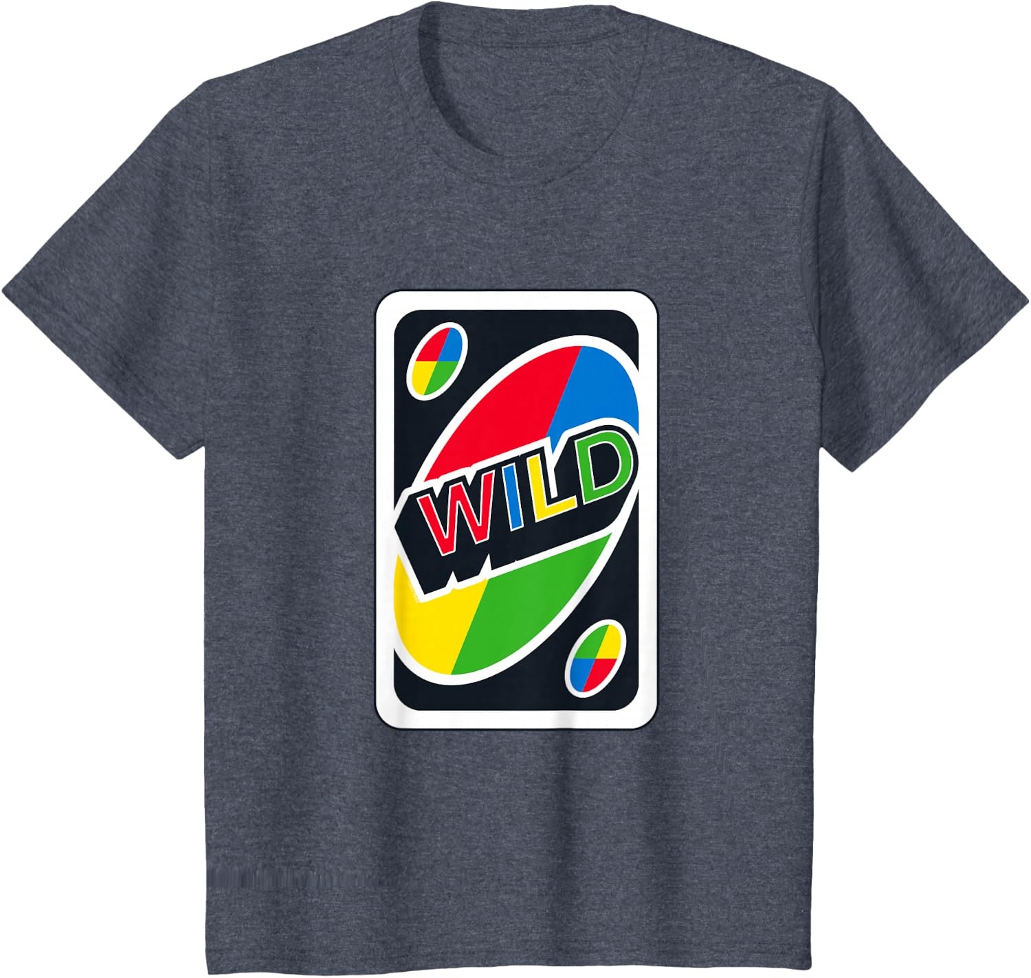 image:imageUNO Wild Card TShirtHeather Blue