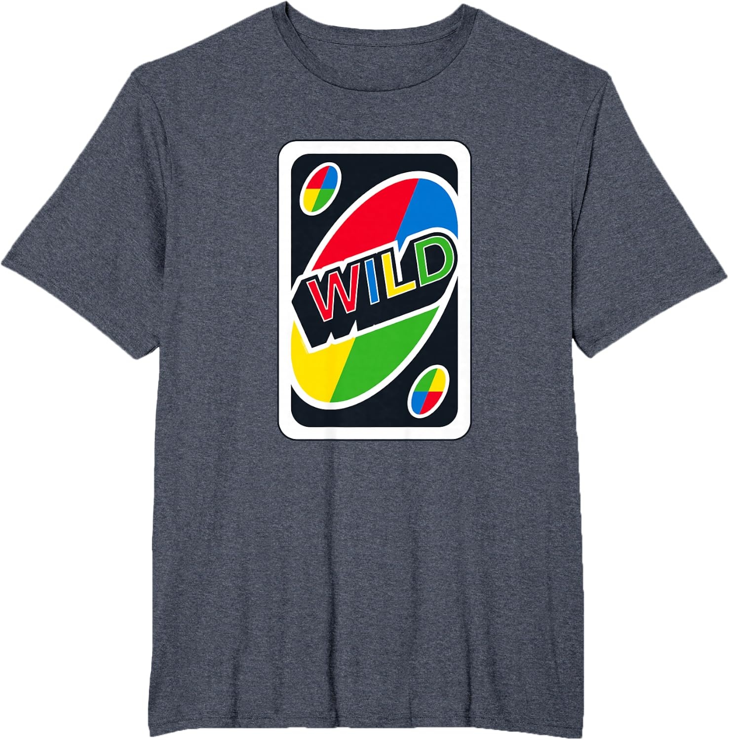 image:imageUNO Wild Card TShirtHeather Blue