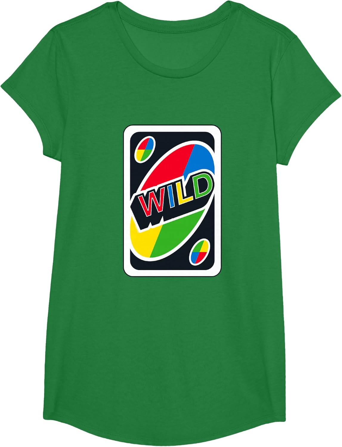 image:imageUNO Wild Card TShirtKelly Green
