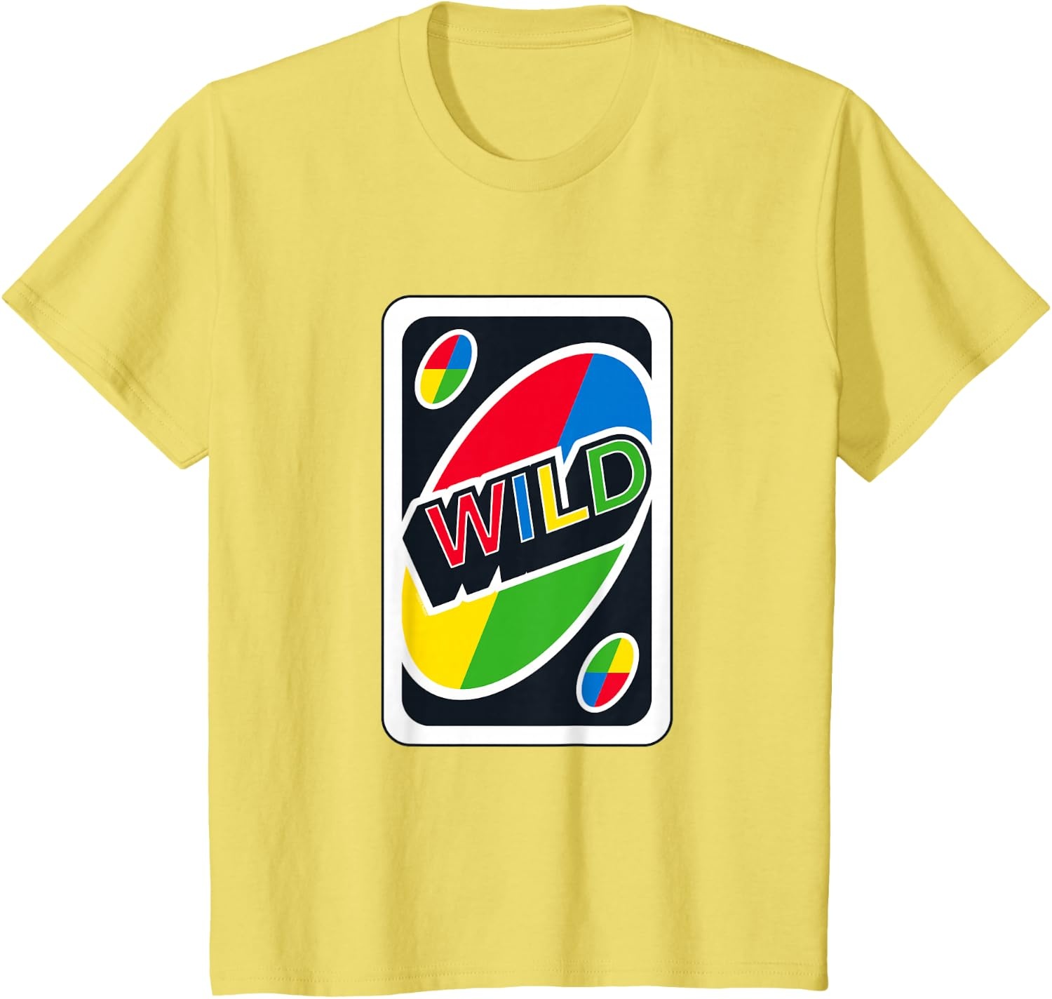 image:imageUNO Wild Card TShirtLemon Yellow