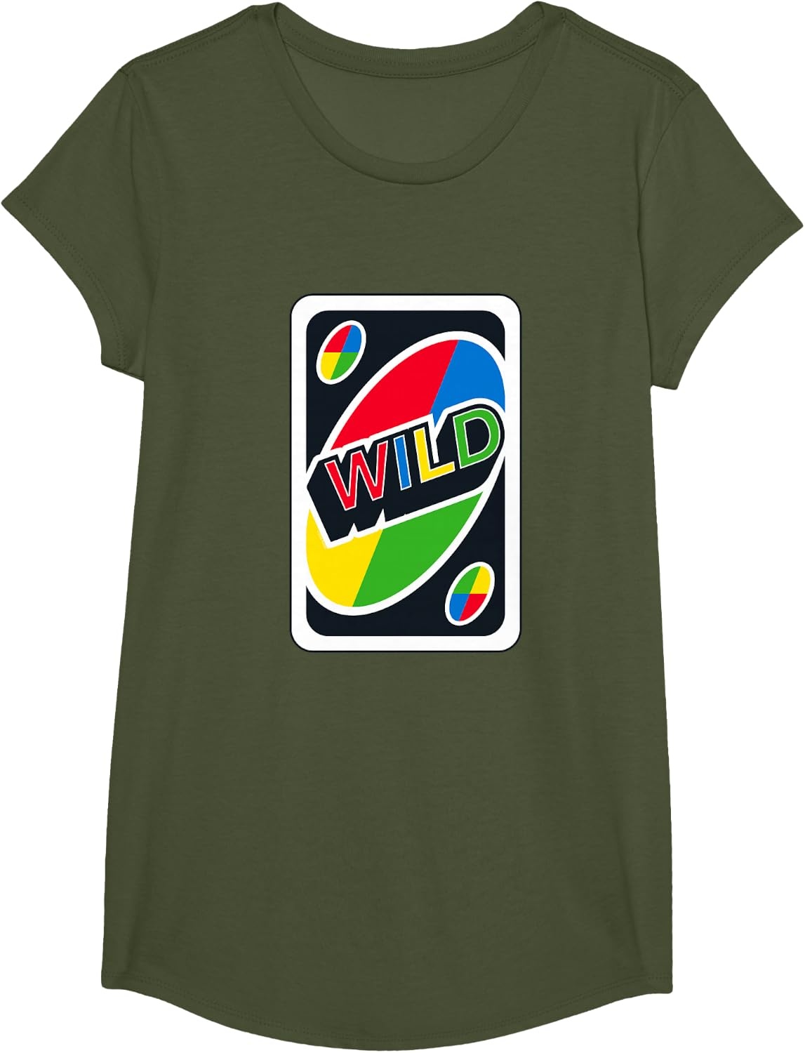 image:imageUNO Wild Card TShirtOlive Green