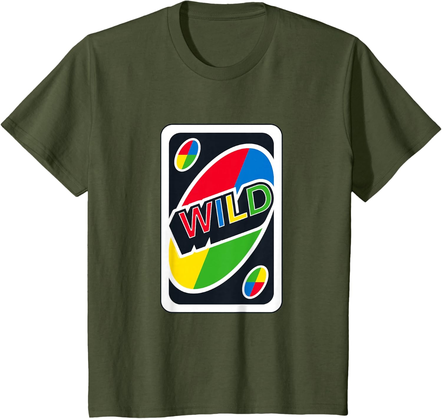 image:imageUNO Wild Card TShirtOlive Green