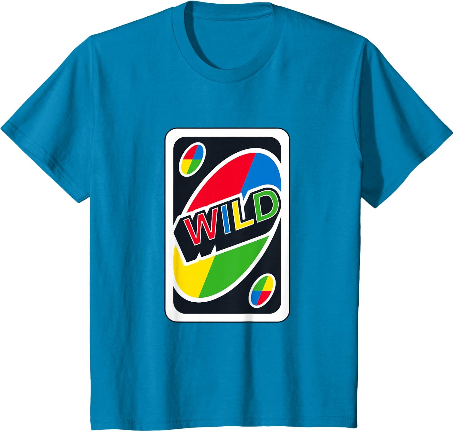 image:imageUNO Wild Card TShirtSapphire Blue